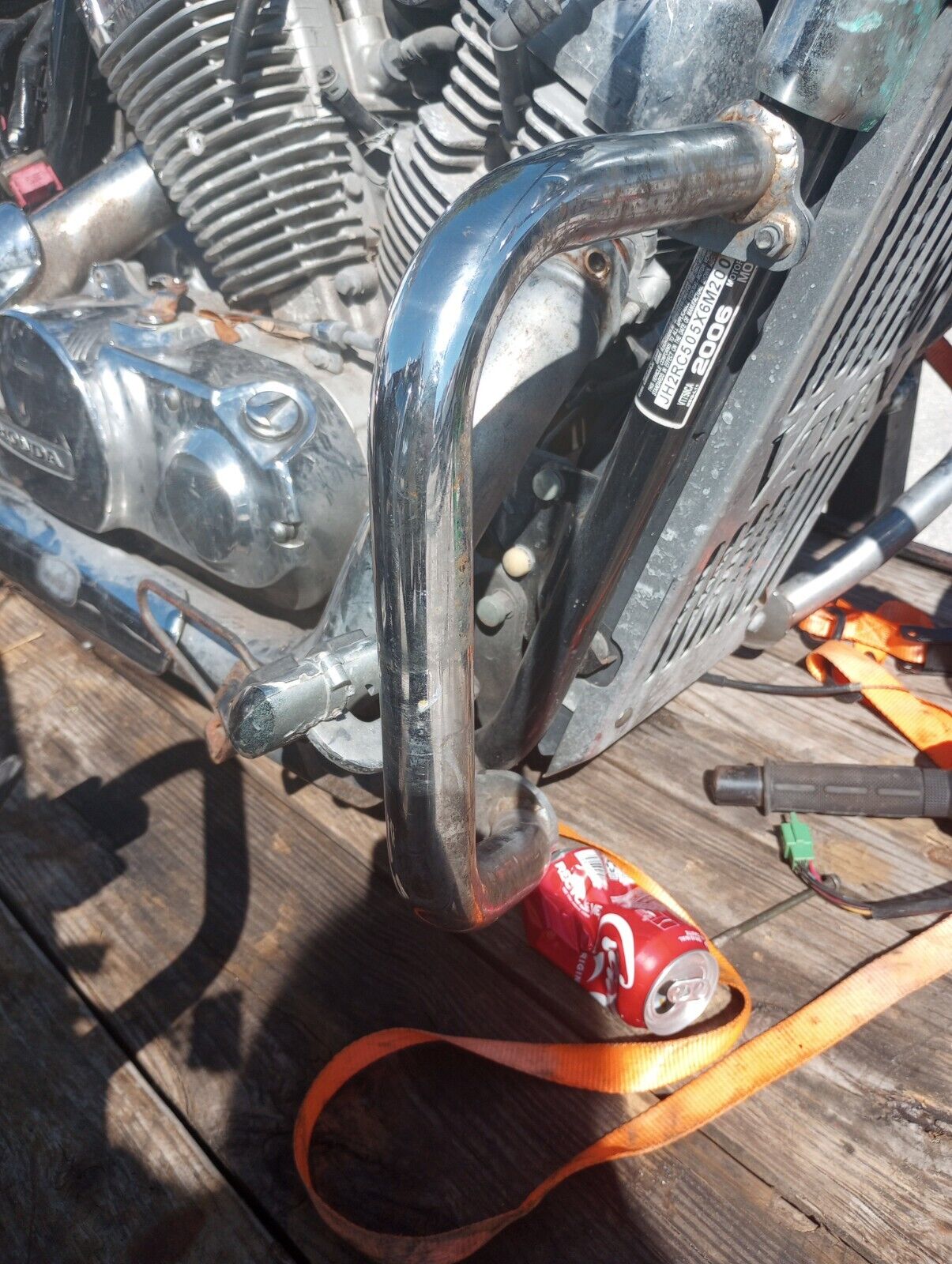 2006 Honda VT750C Shadow ACE crash bars highway bars VT 750