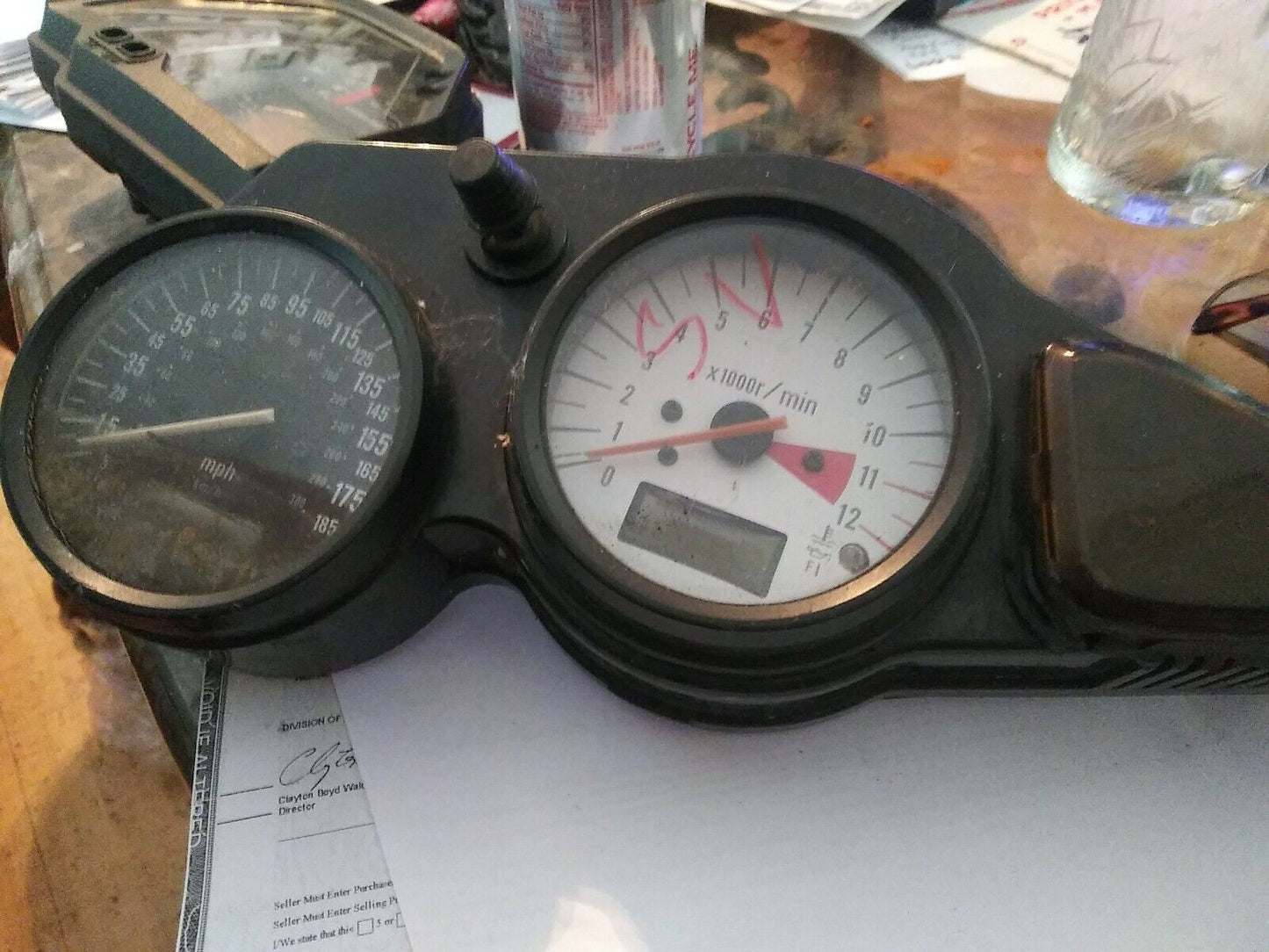 99 00 01 02 Suzuki SV650 SV 650 Speedo Speedometer Gauges Tach Tachometer SV650S