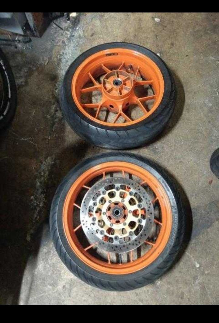 2007 Up Honda CBR600RR 600RR Repsol Honeycomb Wheels - Price Is With Your Wheels As Exchange