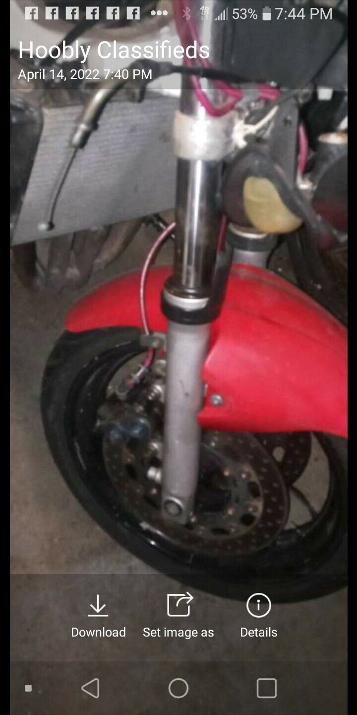 SOLD SOLD 01 02 Yamaha R6 Yzf 600 Front End Forks Suspension Shocks