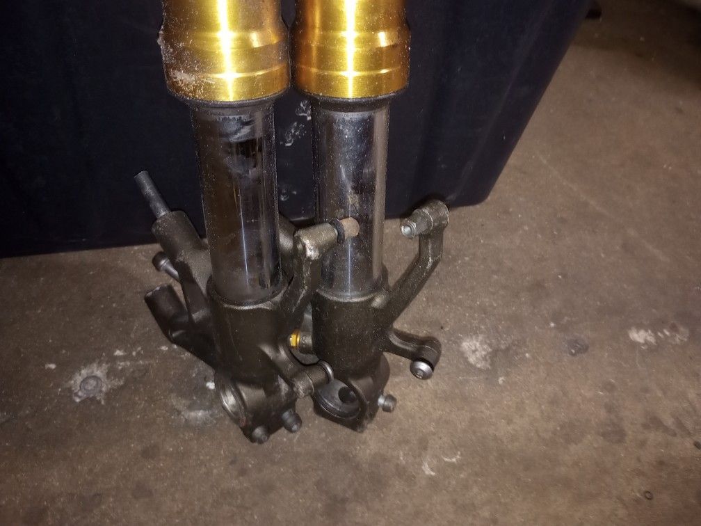 05 06 Kawasaki 636 Ninja ZX-6 ZX-6R ZX6 Front End Forks Suspension ZX6R