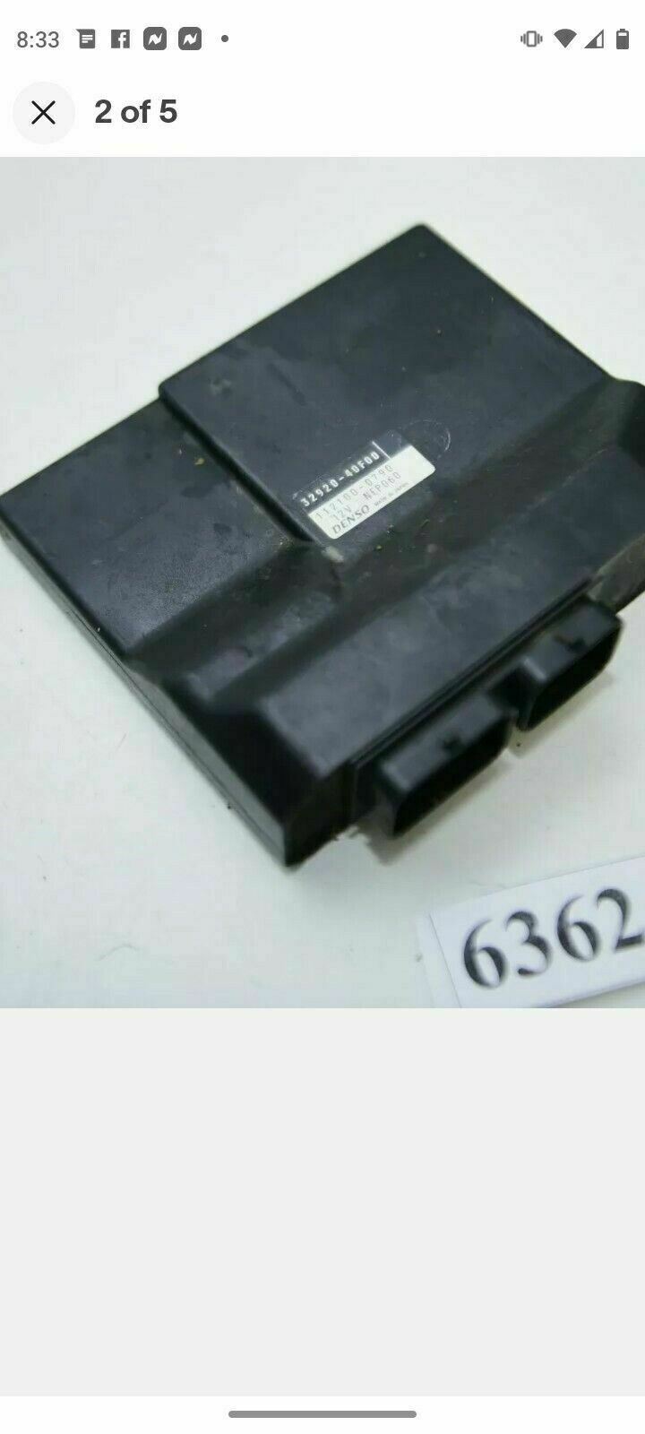01 02 Suzuki GSXR1000 GSXR 1000 CDI Computer Brain ECU 32920-40F00