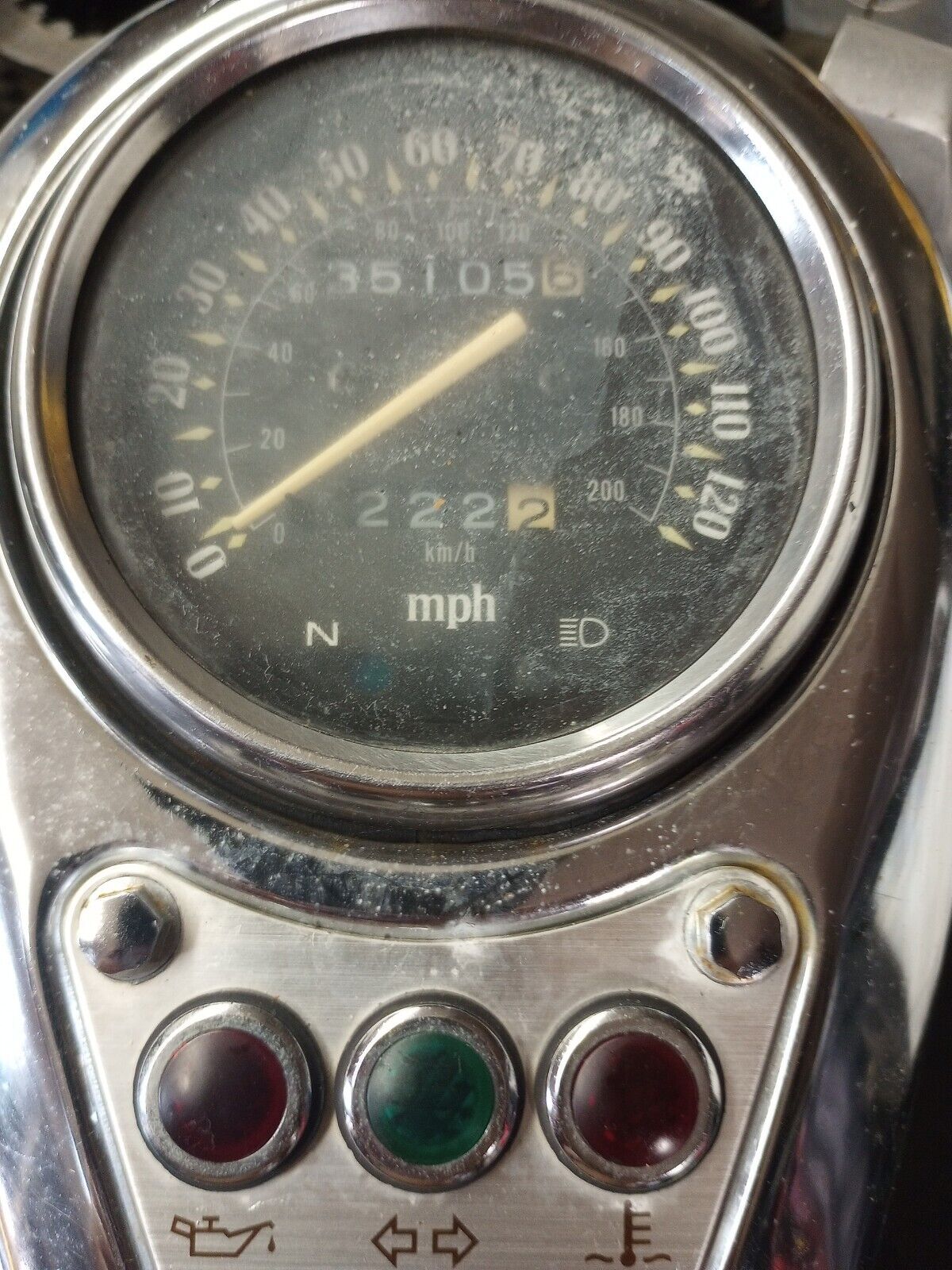 2005 Kawasaki Vulcan 800 Vn800a Speedometer Gauge & Housing 35k Vn800