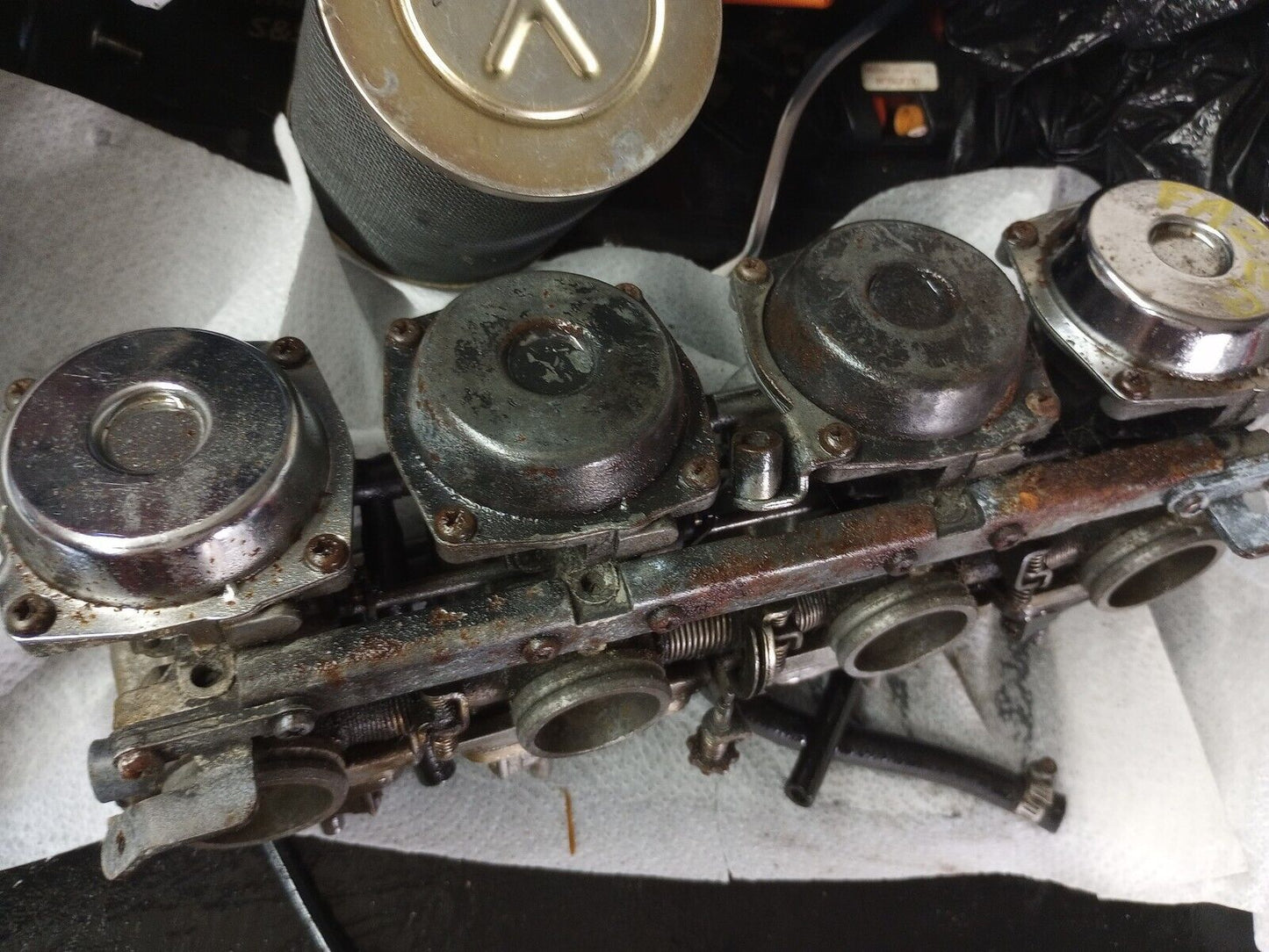 Yamaha Fazer 700 FZX700 FZX Carburetor Carbs Complete slides & choke work