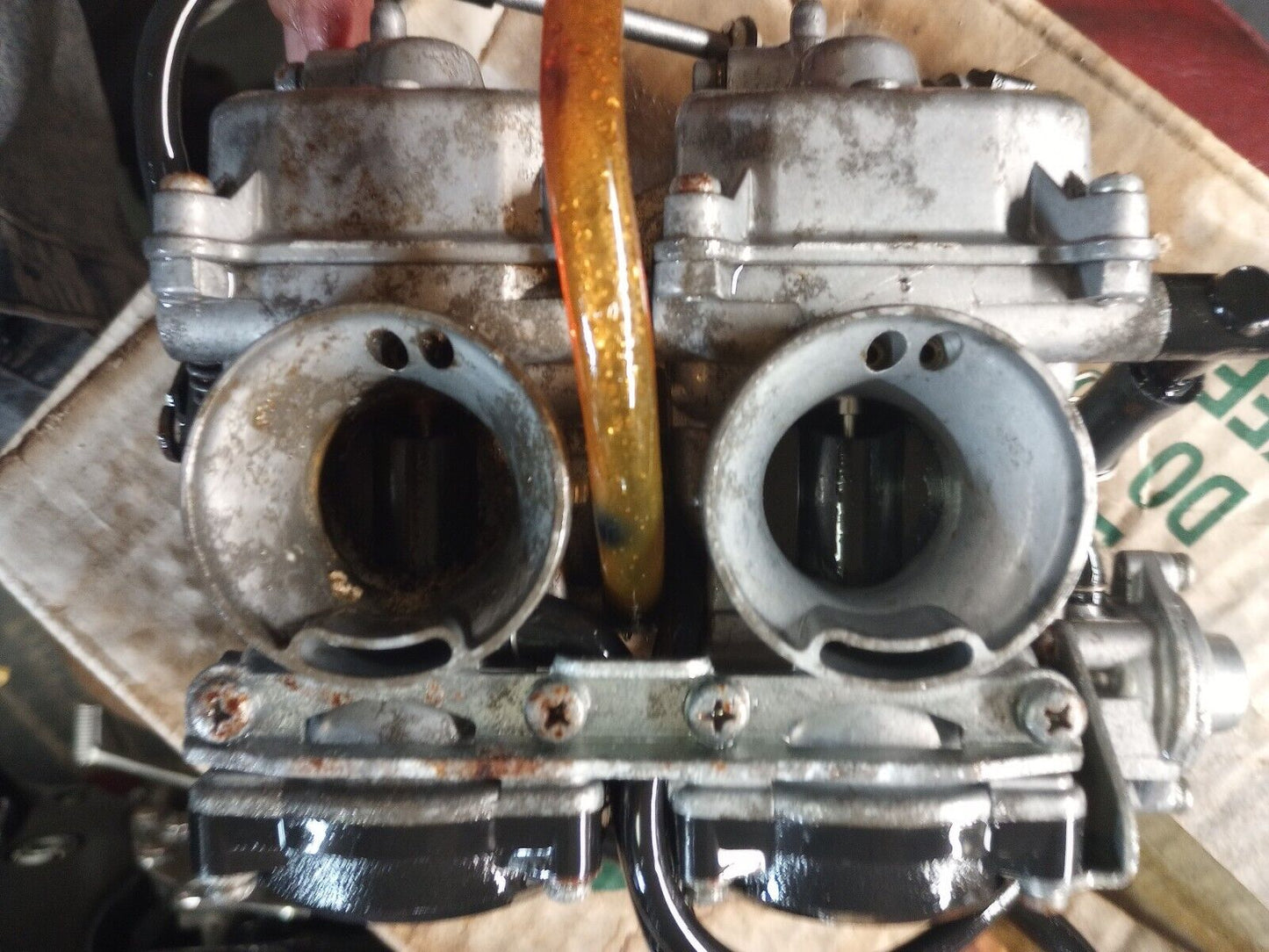 2000 Kawasaki EX250F EX250 EX 250 Ninja Keihin Carburetors Carbs been on shelf for years