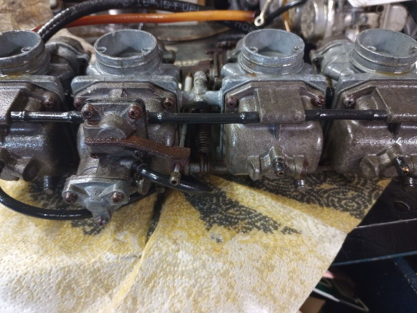 1980 Kawasaki KZ650F Carb Carburetor Frozen need rebuilding Carbs Carburetors KZ650 KZ 650 F