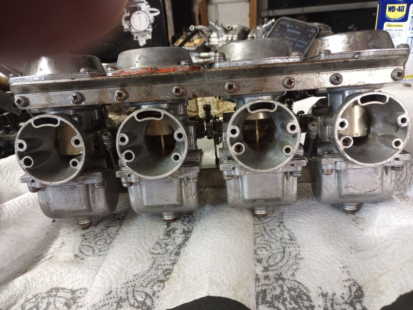 Suzuki Gs1100e Carburetors pretty clean set Carbs GS1100 GS 1100 E
