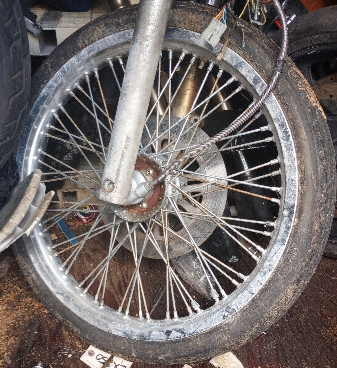 00 Suzuki Intruder 800 VS800 VS Front Rim Rotor Front Wheel 21 Inch Straight