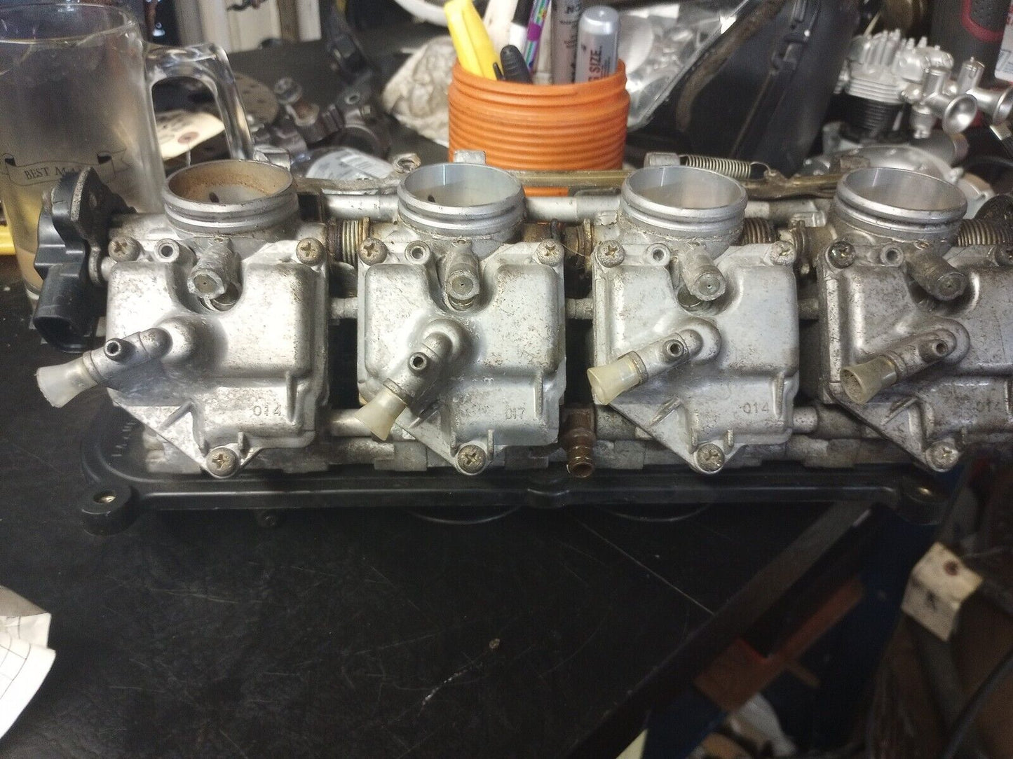 01 Kawasaki ZX6R ZX6 ZX-6 Carburetor Carbs 15003-1549 Carburetors 16E22 ZX-6R Ninja 600