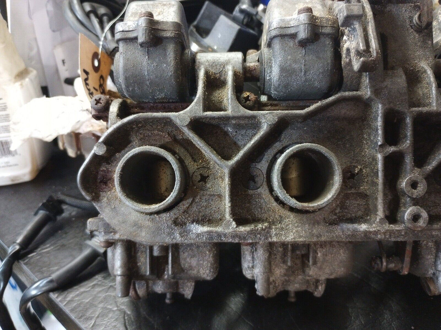 Kawasaki KZ1000 KZ 1000 carbs carburetors Mikuni need cleaning