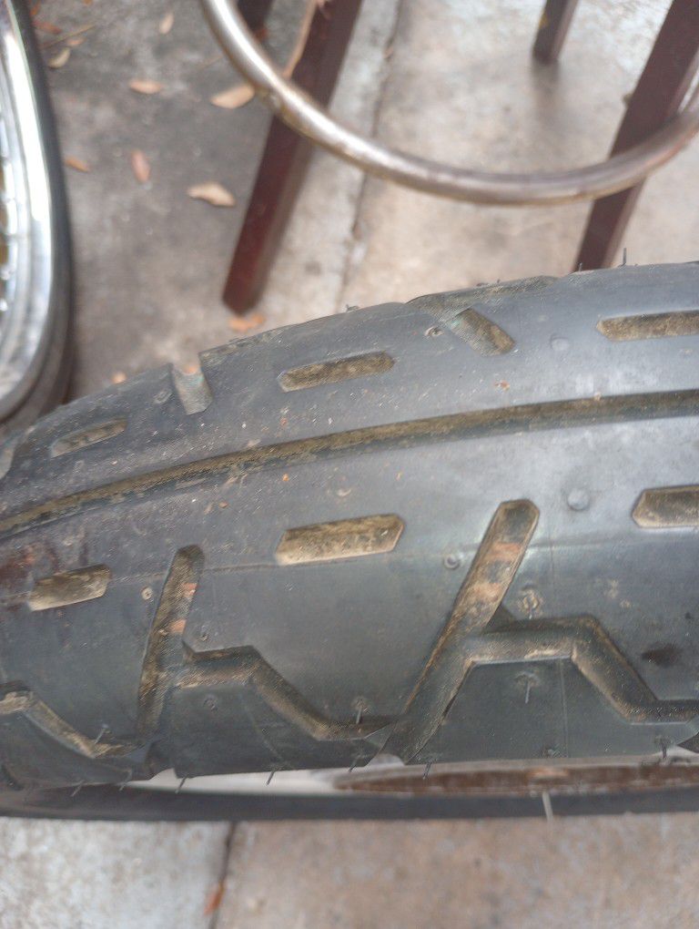 SOLD SOLD Harley-Davidson 21 Inch Spoke Front Wheel Rim With Good Tire Harley Davidson