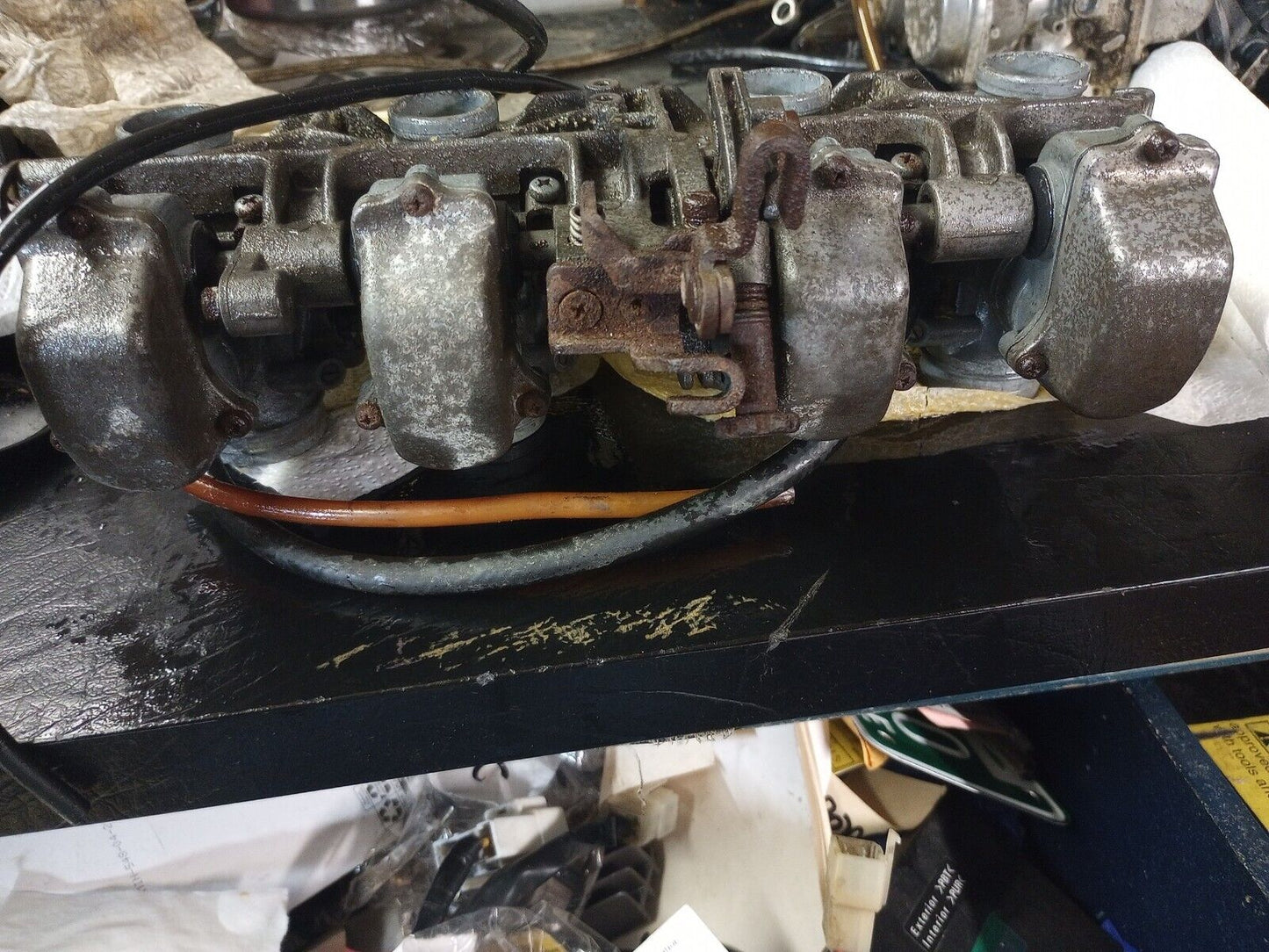 1980 Kawasaki KZ650F Carb Carburetor Frozen need rebuilding Carbs Carburetors KZ650 KZ 650 F