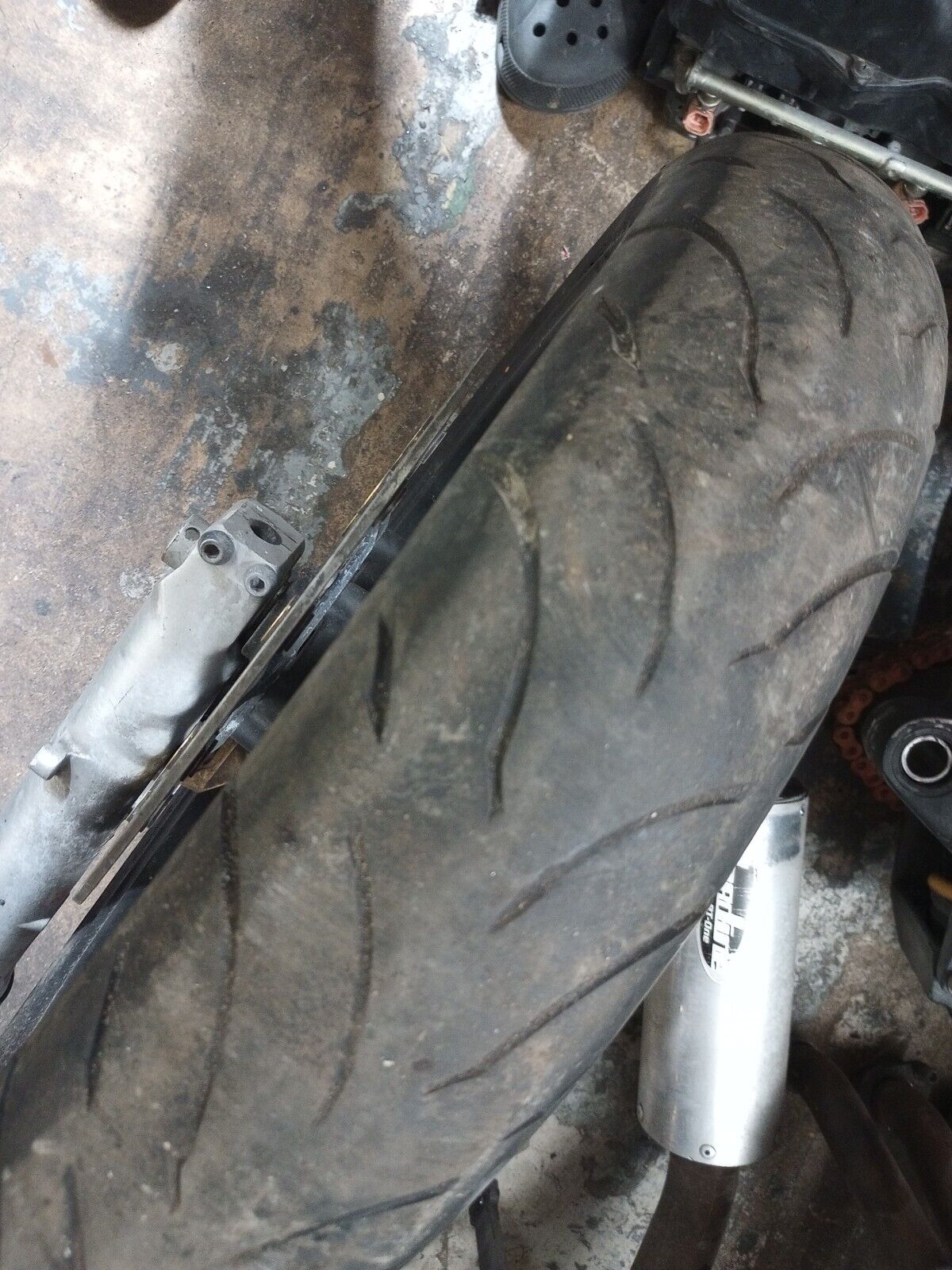03 04 CBR 600RR Front End Wheel Fork Forks Rim Triple Tree Trees Calipers rotors clip on