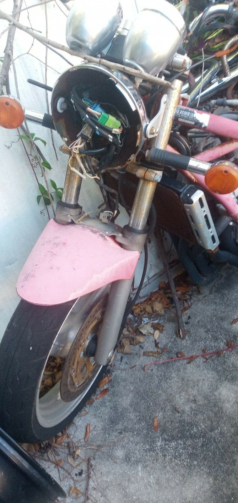 1993 Suzuki Bandit 400 GSF GSF400 Forks Complete have sat outside weathered