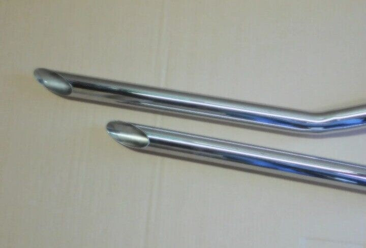 Harley Davidson 40" Drag Pipes For Evo Sportster Sporty 86 - 03