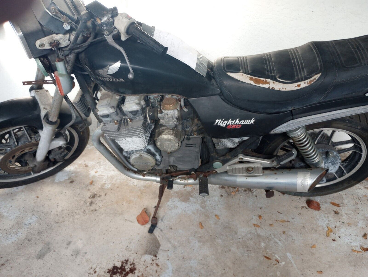 1984 Honda Nighthawk 650 CB650SC CB650 CB 650 C ran well when parked 26 years ago