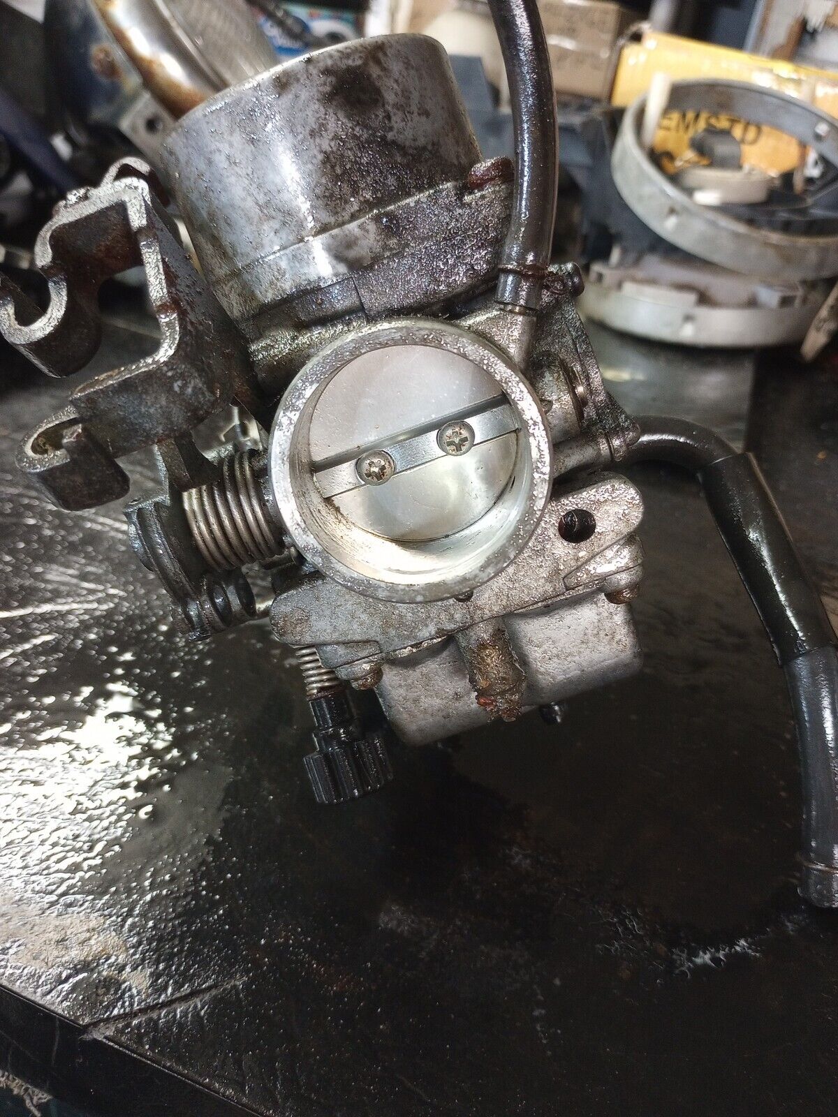 82 83 Honda FT500 FT Ascot 500 complete Carb Carburetor assembly original
