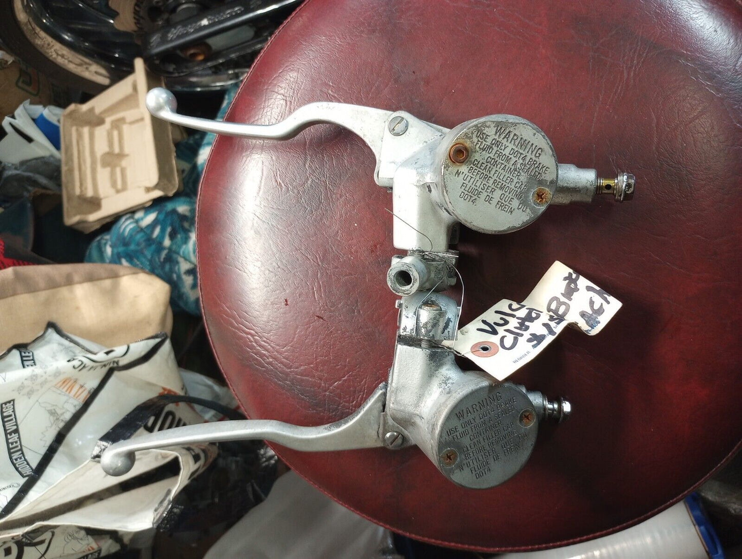 Kawasaki Vulcan OEM Front Clutch & Brake Master Cylinder With Lever fits many