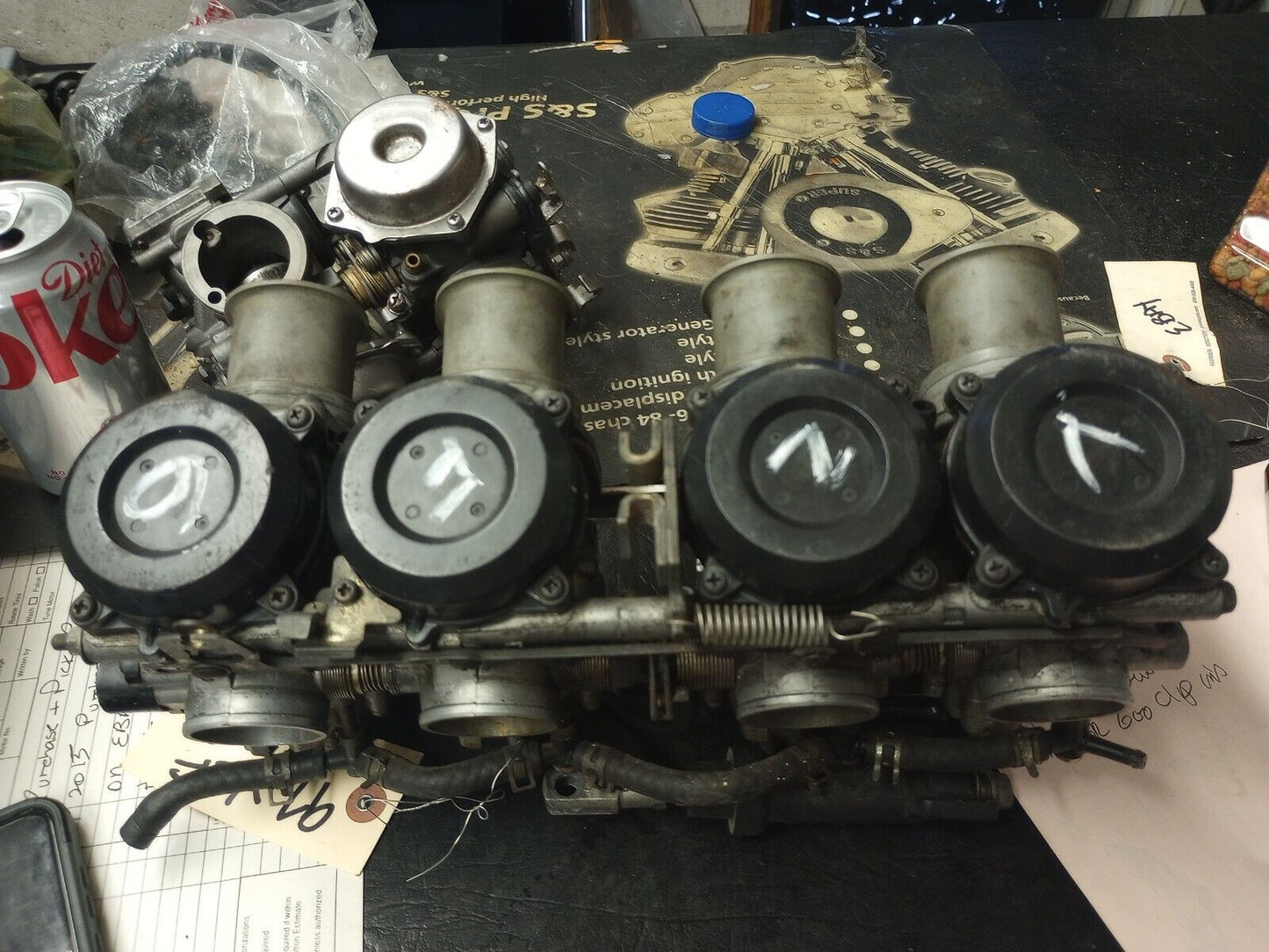 97 - 07 Yamaha YZF600 carburetors carbs YZF 600
