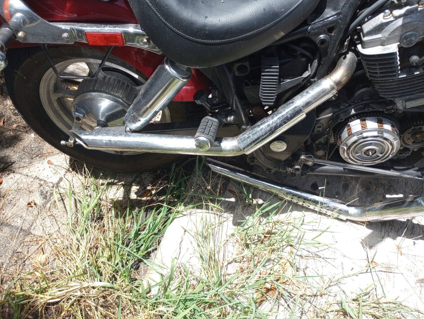 1988 Honda VT1100 Shadow 1100 Exhaust Complete as shown Drag Pipes VT