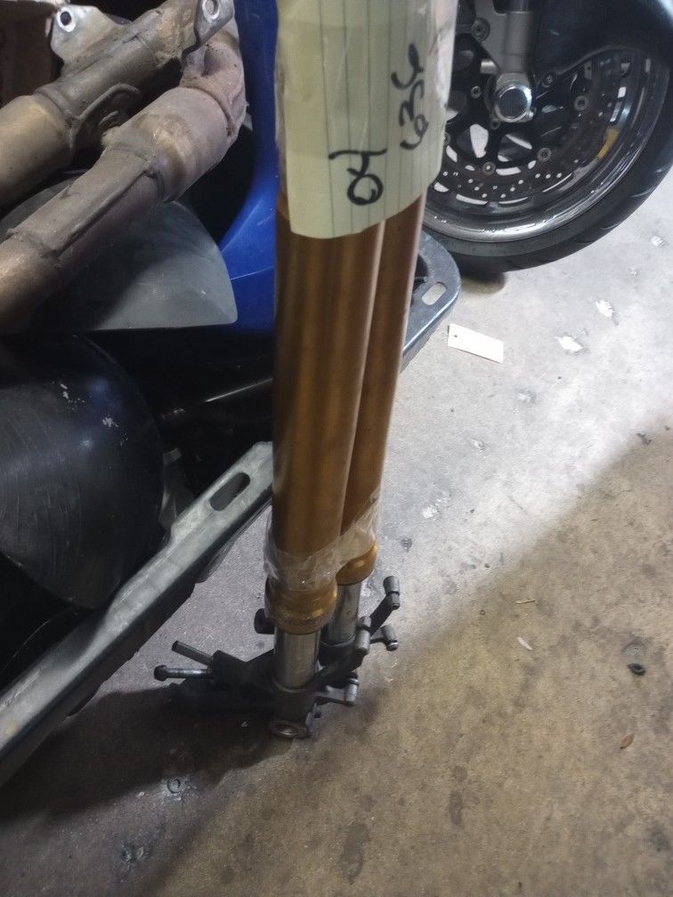 05 06 Kawasaki 636 Ninja ZX-6 ZX-6R ZX6 Front End Forks Suspension ZX6R