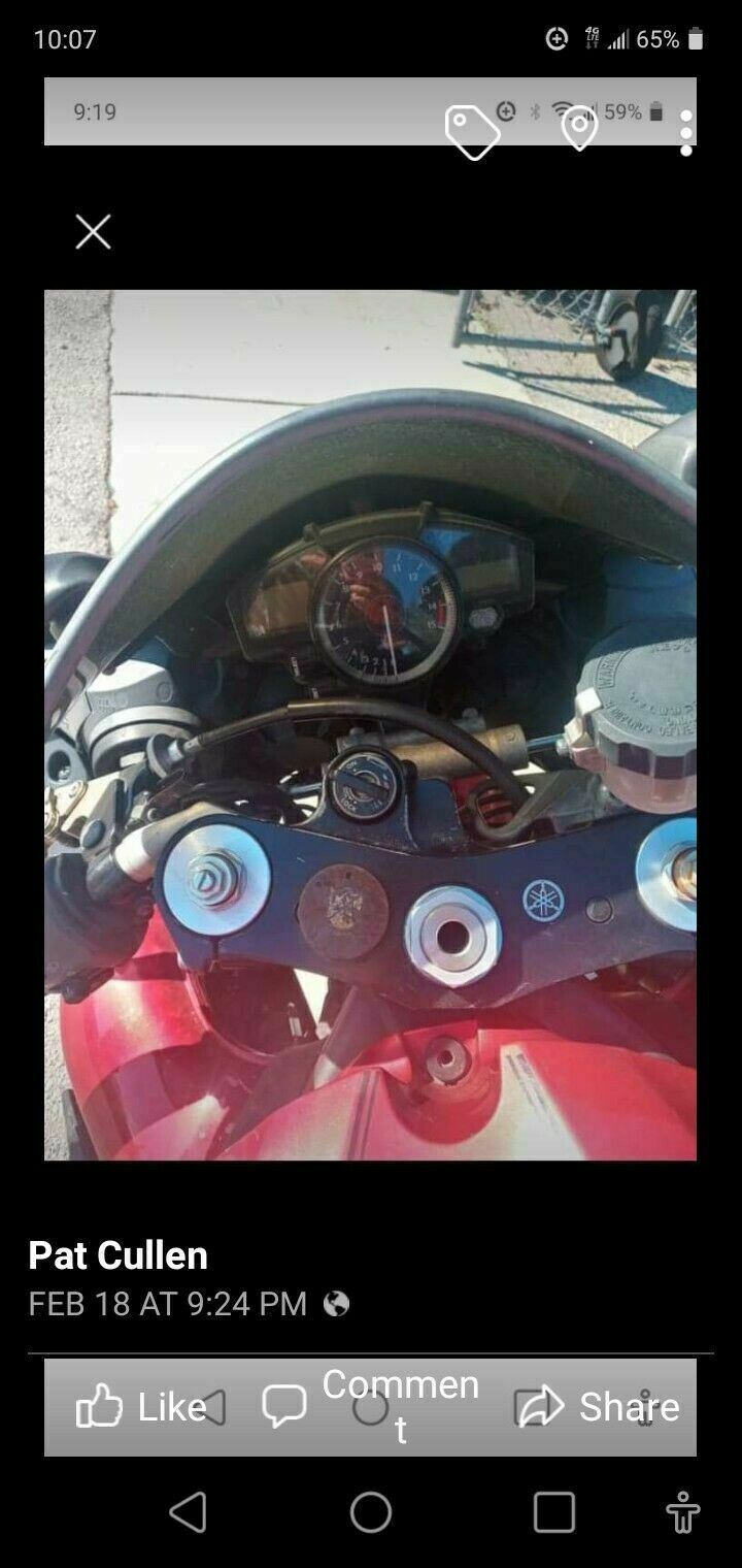 SOLD 07 - 08 Yamaha R1 Gas Fuel Petrol Tank OEM YZF1000 YZF 1000