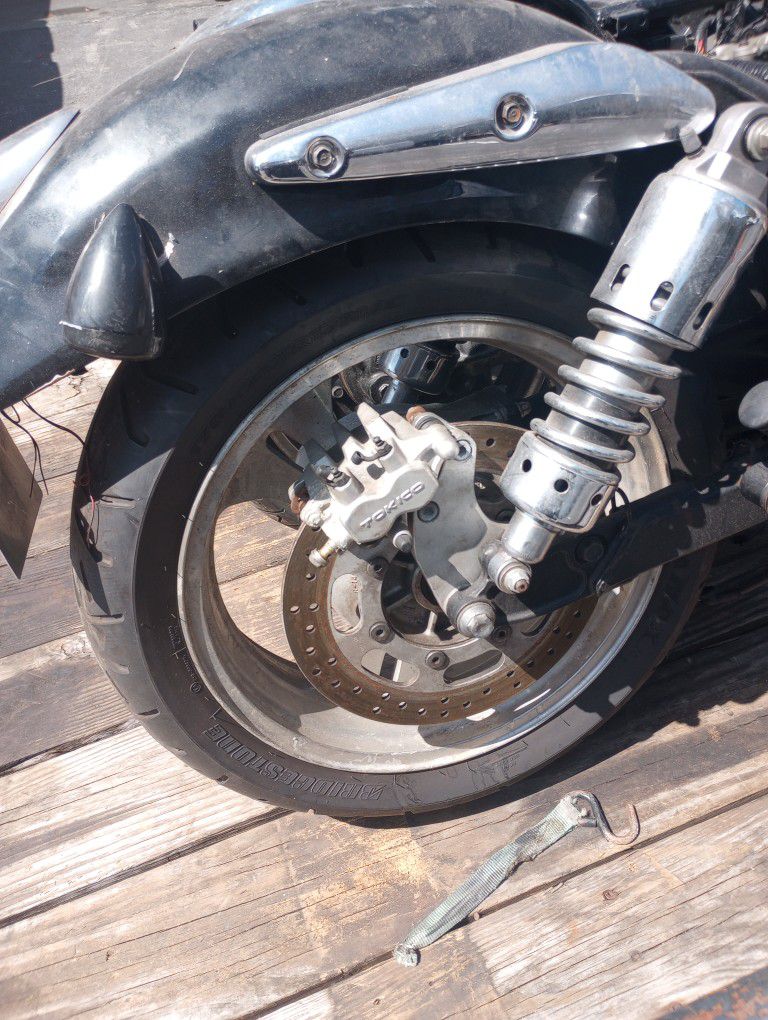 2003 Kawasaki Vulcan 1500 Mean Streak VN1500 VN Rear Wheel Rim