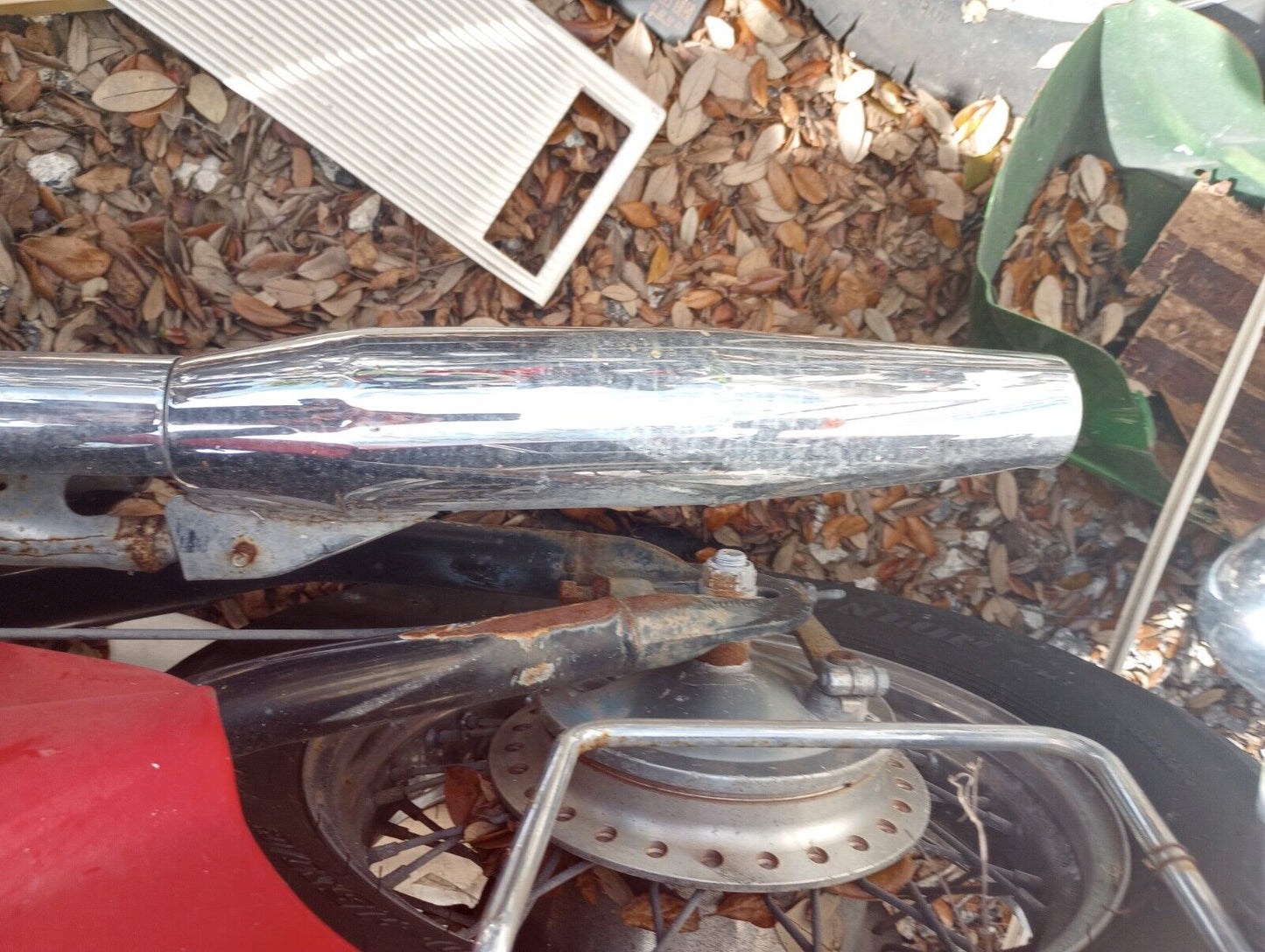 SOLD SOLD 1999 - 2007 Honda Shadow VLX VT 600 Exhaust Muffler Pipe Silencer Headers OEM VLX600 VT600