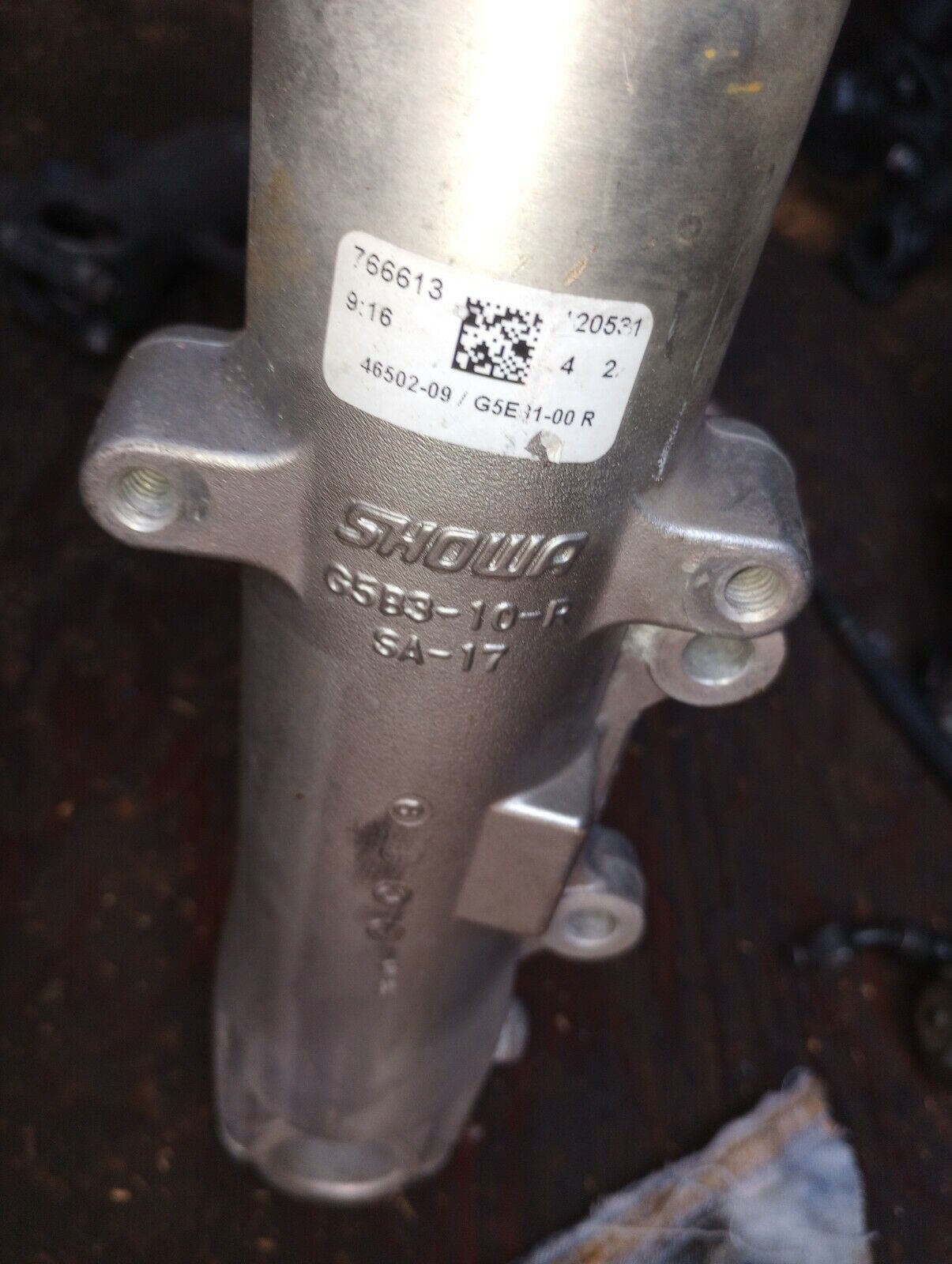 1995 Harley Electra Glide FLHT Front Forks Suspension some rust clean b4 ship
