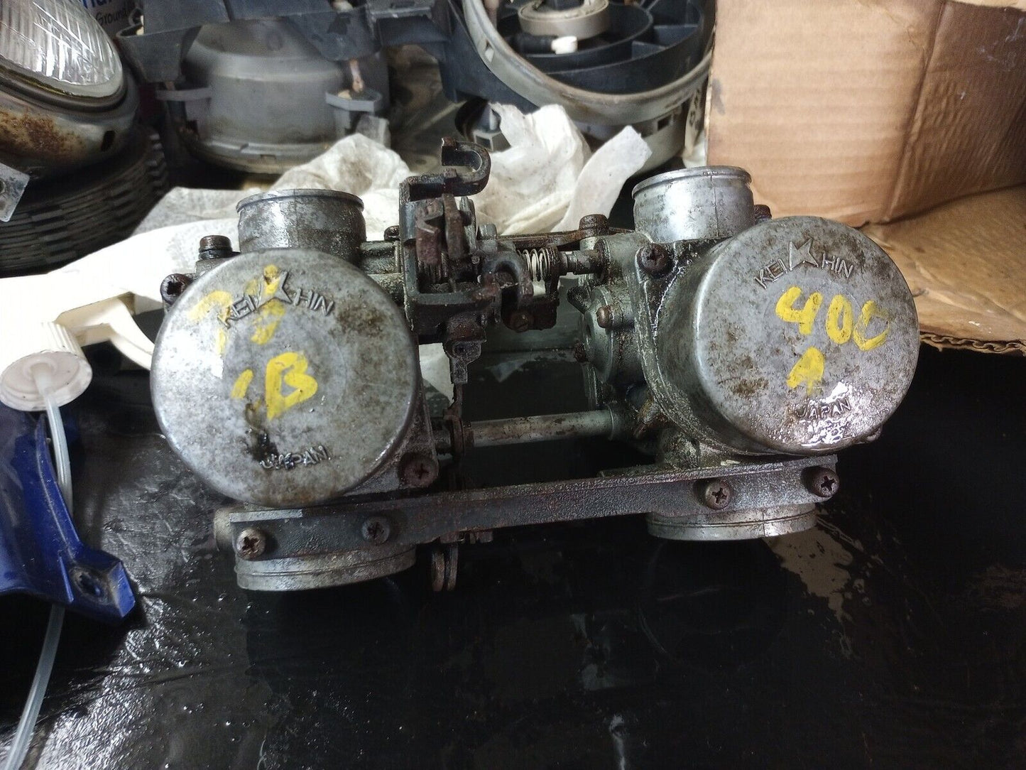1978 CB400A CM400A Hondamatic Hawk Parts Carbs Carburetors for Parts CM400 CM 400 A