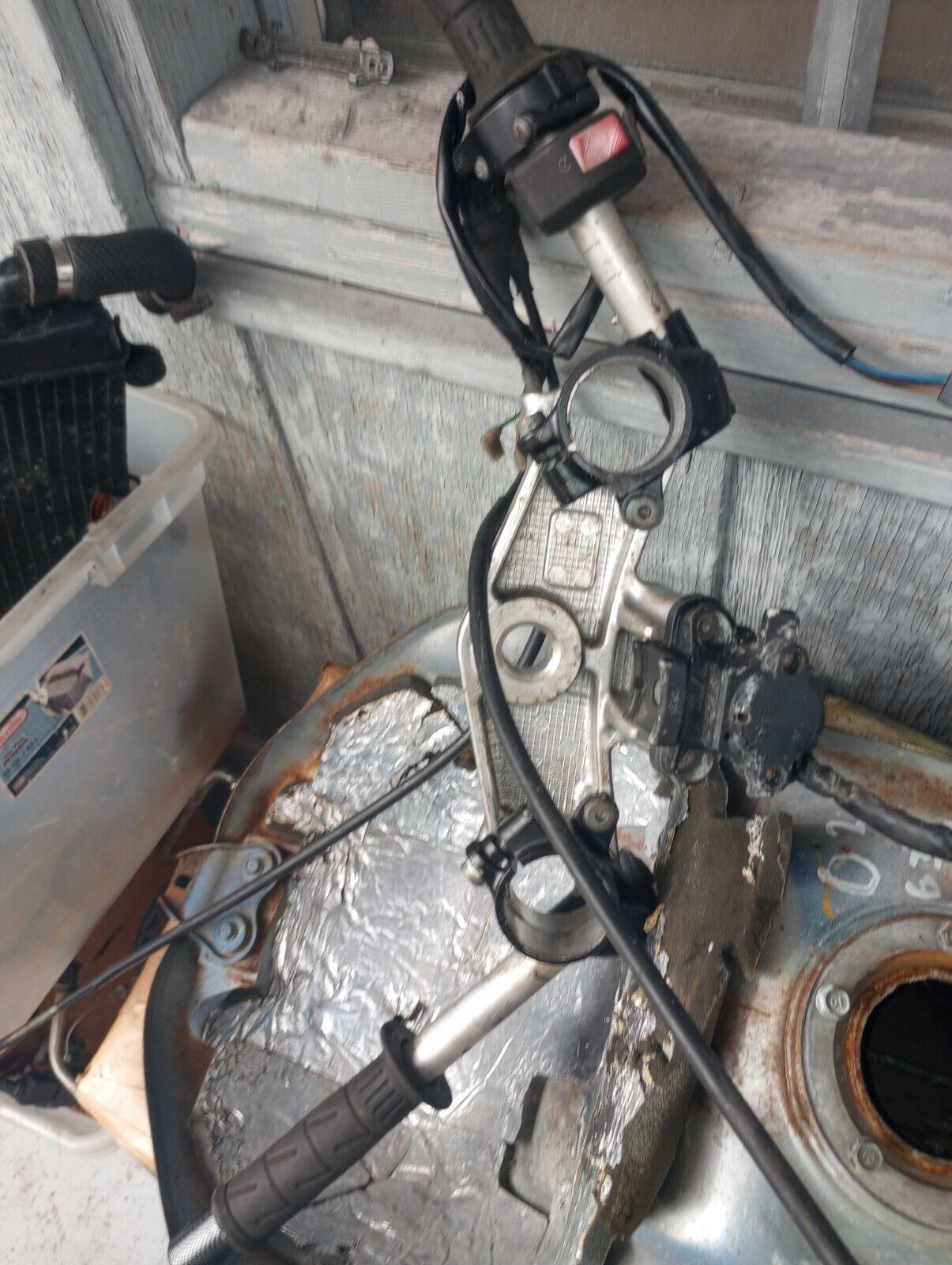 01 Kawasaki ZX6 ZX-6 Left & Right Clipon Clip-on Tripe Tree Handle Bar Switch ZX6R ZX-6R Ninja 600