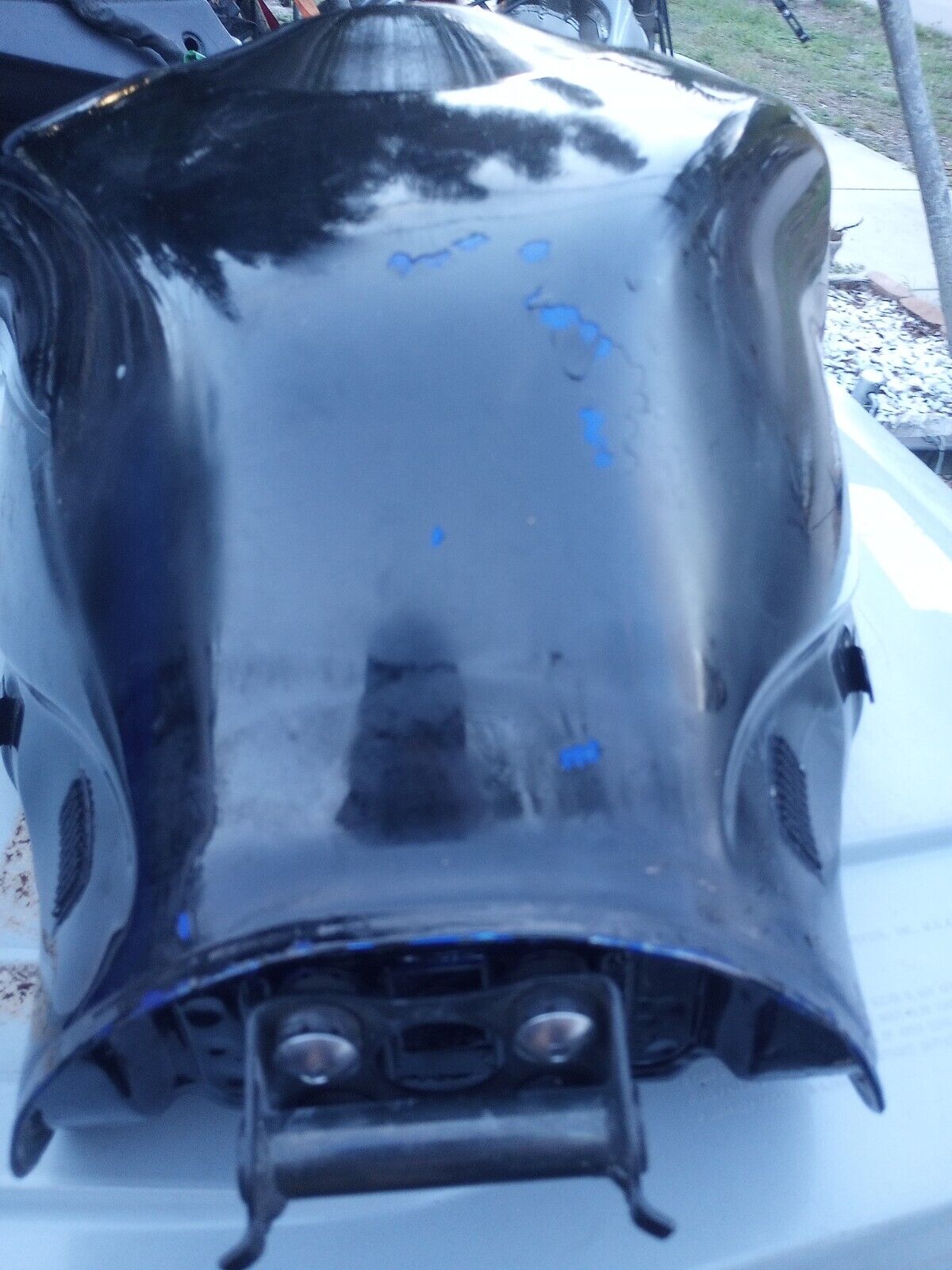 SOLD SOLD 06 07 Suzuki GSXR 600 750 Gas Fuel Petrol Tank NO DENTS black repaint clean inside