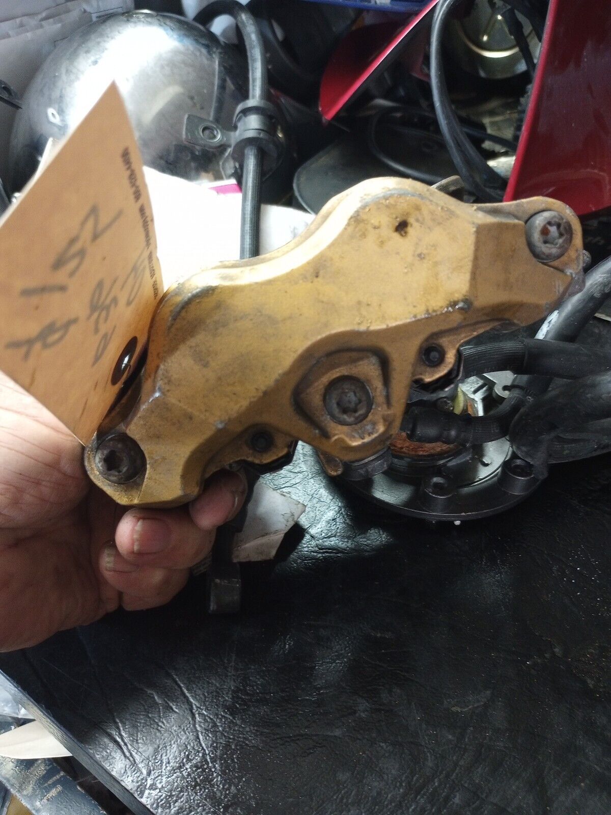 03 04 05 06 Kawasaki ZX6R 636 Front Wheel Brake Calipers Set with hoses good brakes