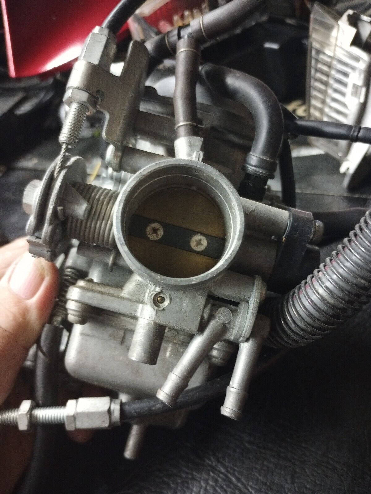 SOLD 05 Honda Shadow 600 VT600 Single Carb OEM Carbs Carburetor clean ready VT