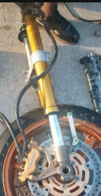 SOLD SOLD 03 04 Kawasaki ZX6R ZX636 Forks Fork Caliper Triple Tree Calipers 636 ZX-636 ZX-6R ZX-6