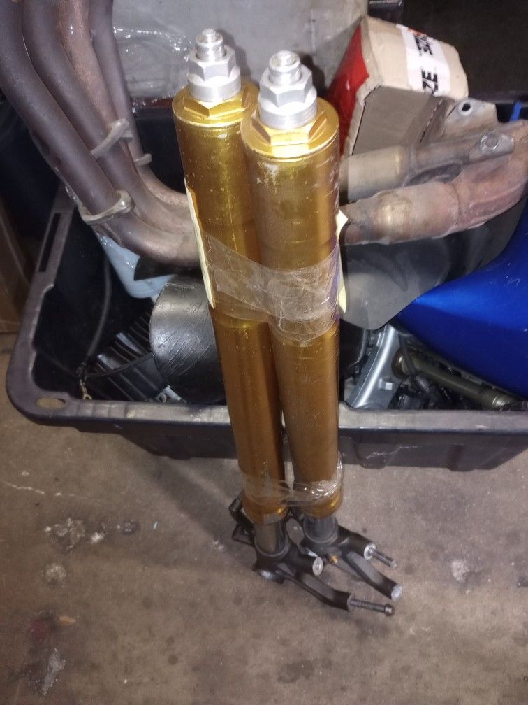 05 06 Kawasaki 636 Ninja ZX-6 ZX-6R ZX6 Front End Forks Suspension ZX6R