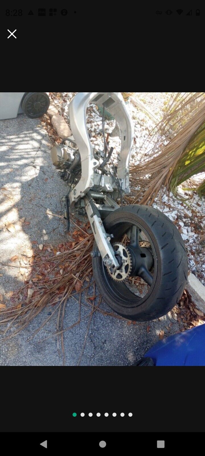 SOLD SOLD 03 - 04 Kawasaki 636 ZX-6 ZX6 Frame Chassis EZ Reg ZX6R ZX-6R
