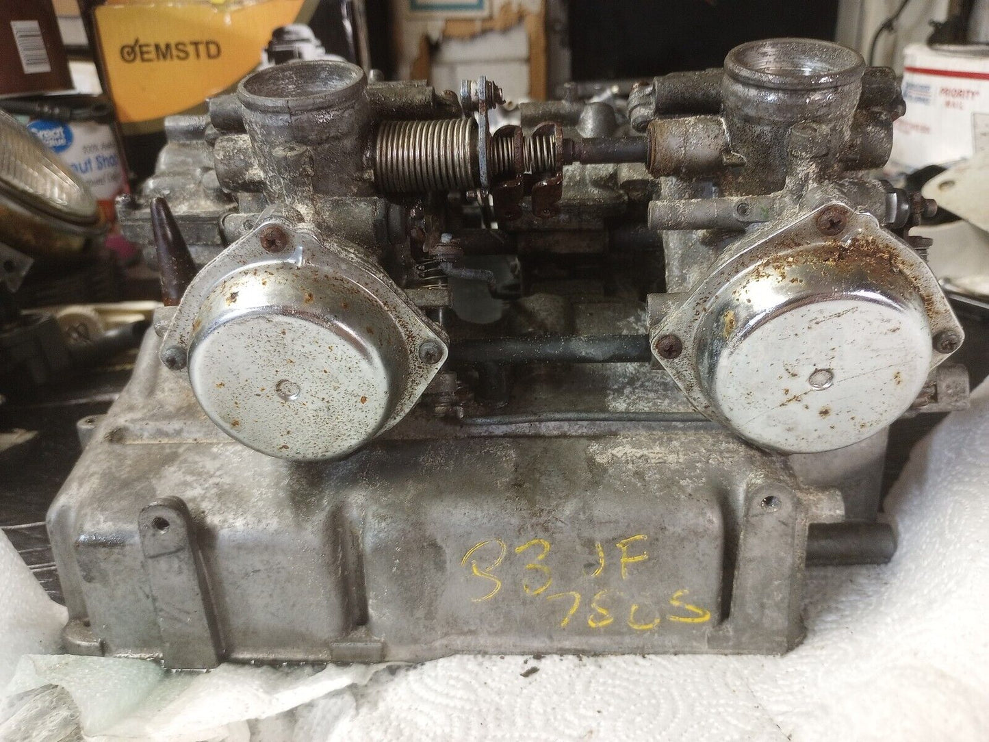 SOLD 83 Honda VF750S Sabre 750 V45 Carburetors Carbs VF 750 S we believe