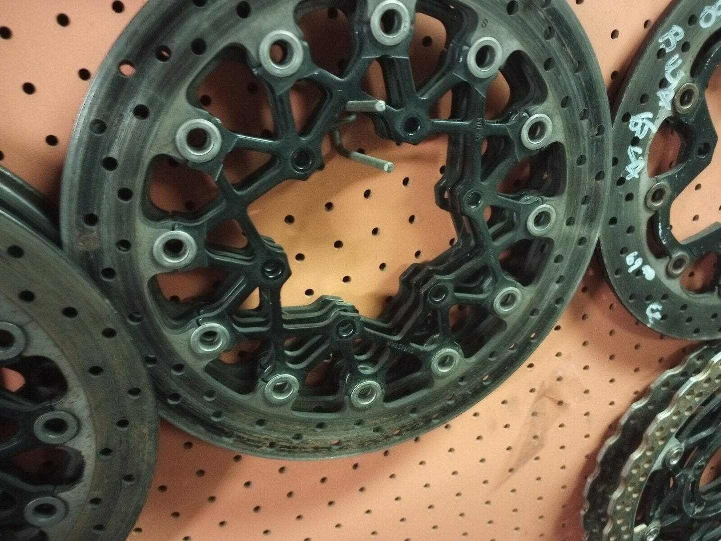 04 05 Suzuki GSXR600 GSXR 600 Left and Right Front Brake Rotor Rotors