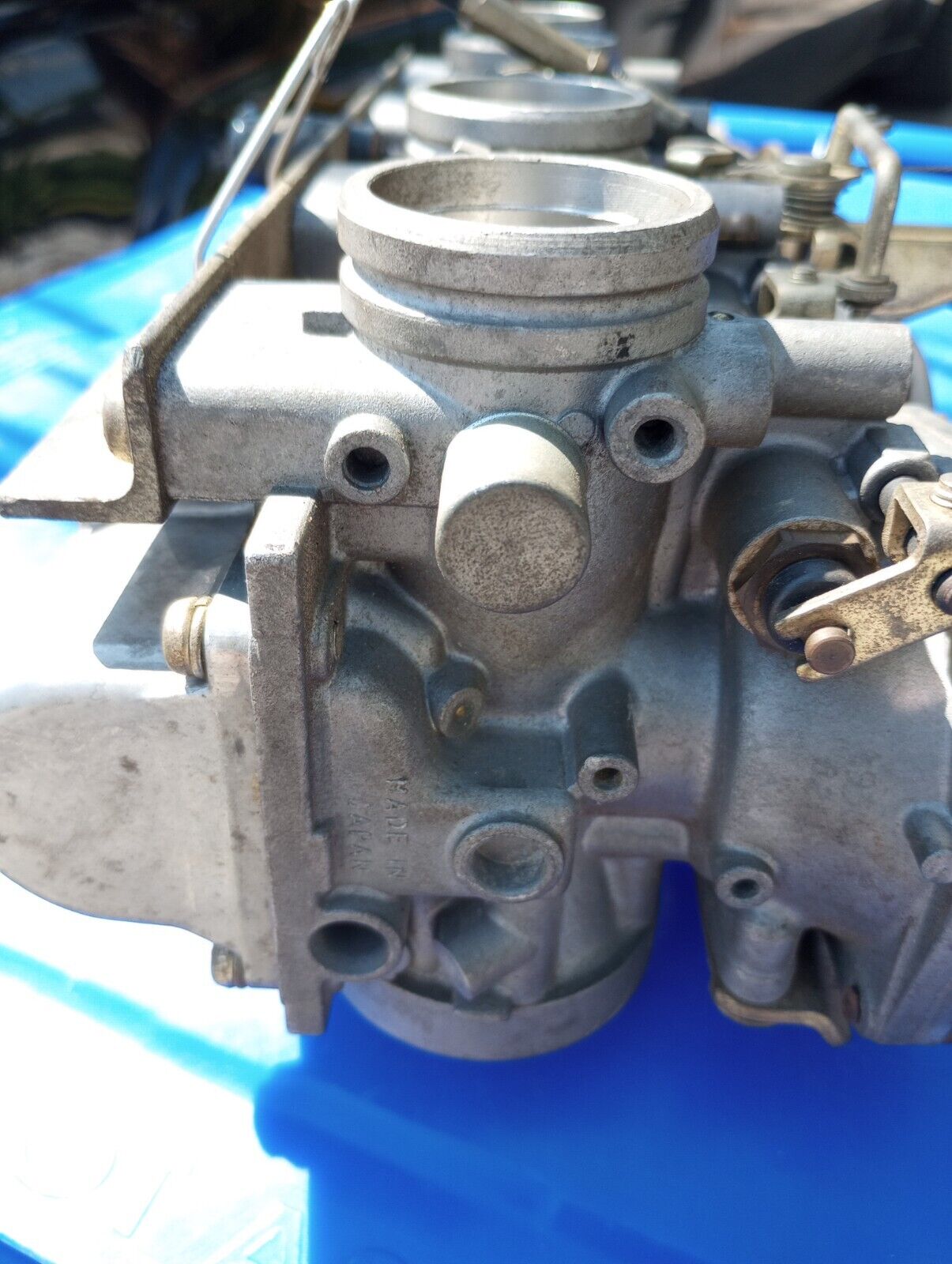 SOLD SOLD Suzuki GS1100E GS1100 GS 1100 Carburetors Carbs pretty clean been in garage for 35 years