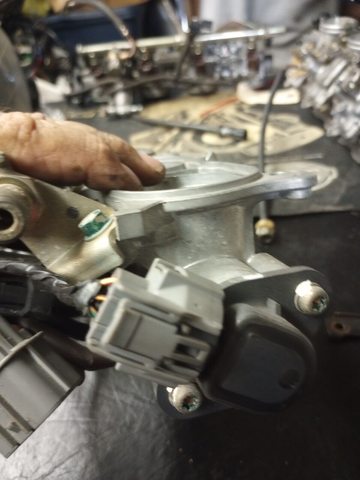 00 01 HONDA CBR929RR Throttle Bodies TPS Injectors CBR929 CBR 929 RR