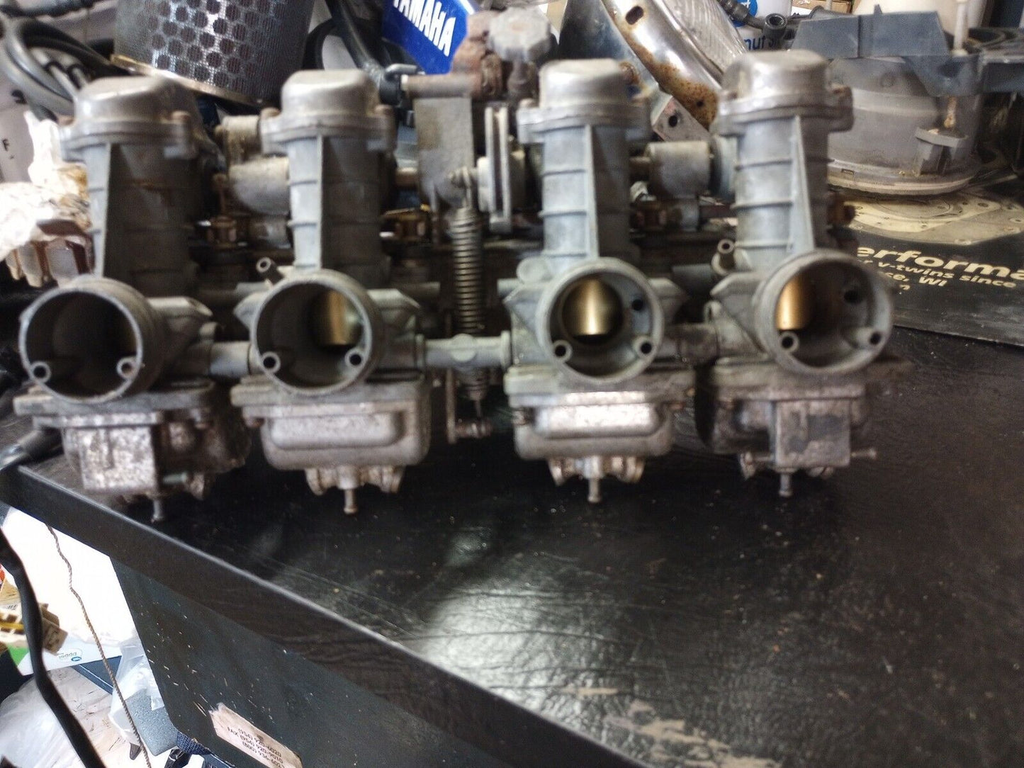 Kawasaki KZ1000 KZ 1000 carbs carburetors Mikuni need cleaning