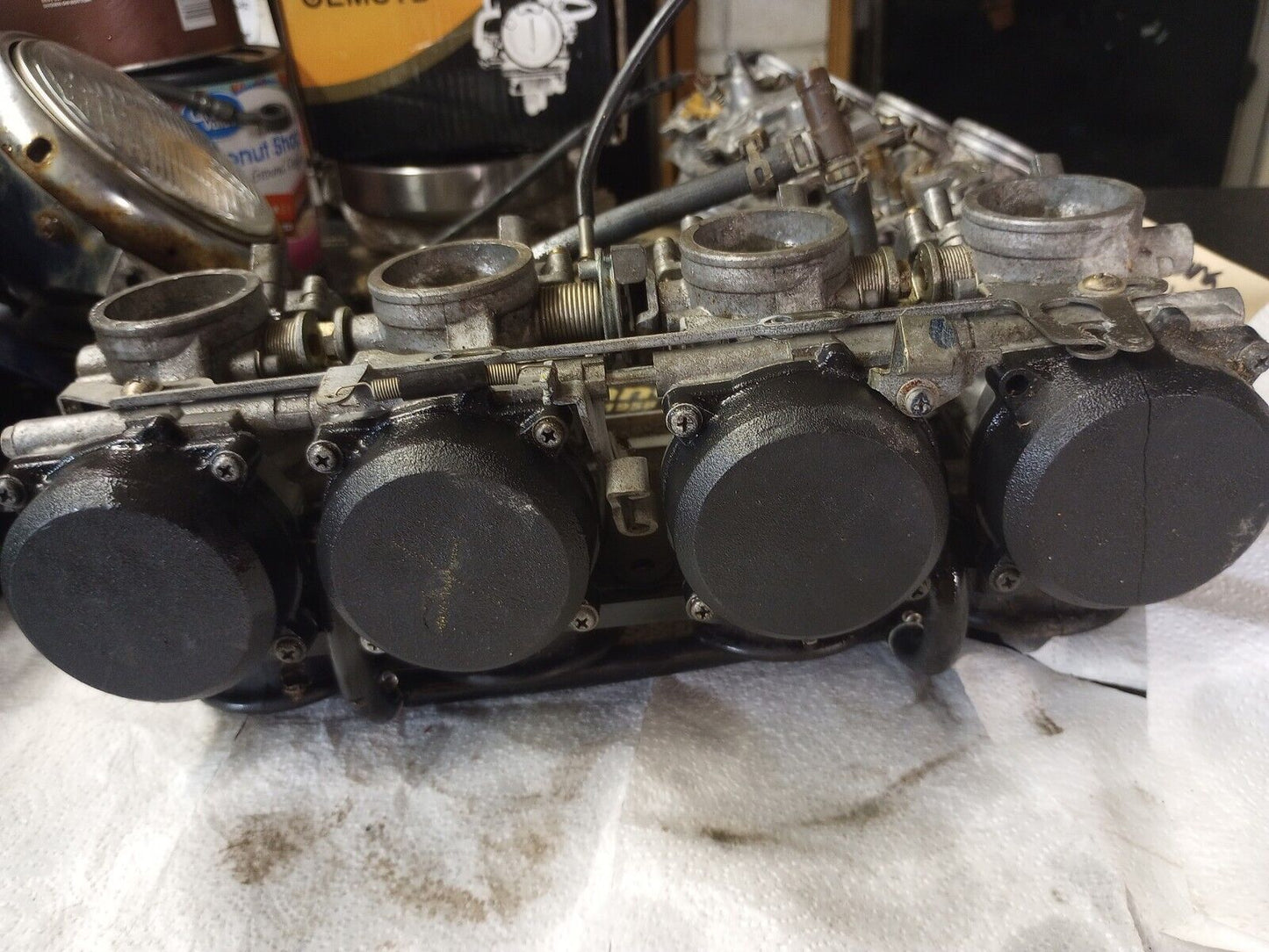 SOLD 96 - 03 Kawasaki Ninja ZX7R Carbs Carburetors For Parts ZX-7R ZX-7 ZX7 Ninja 750