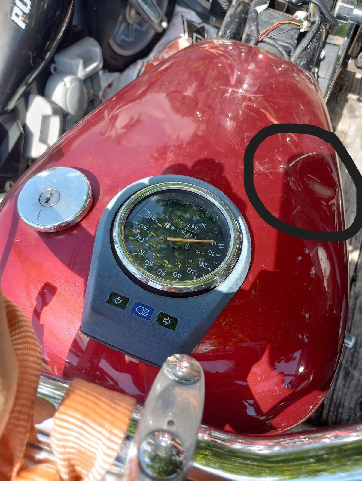 Sold Sold 2005 Suzuki Savage 650 LS650 LS Boulevard S40 OEM FUEL GAS TANK clean inside