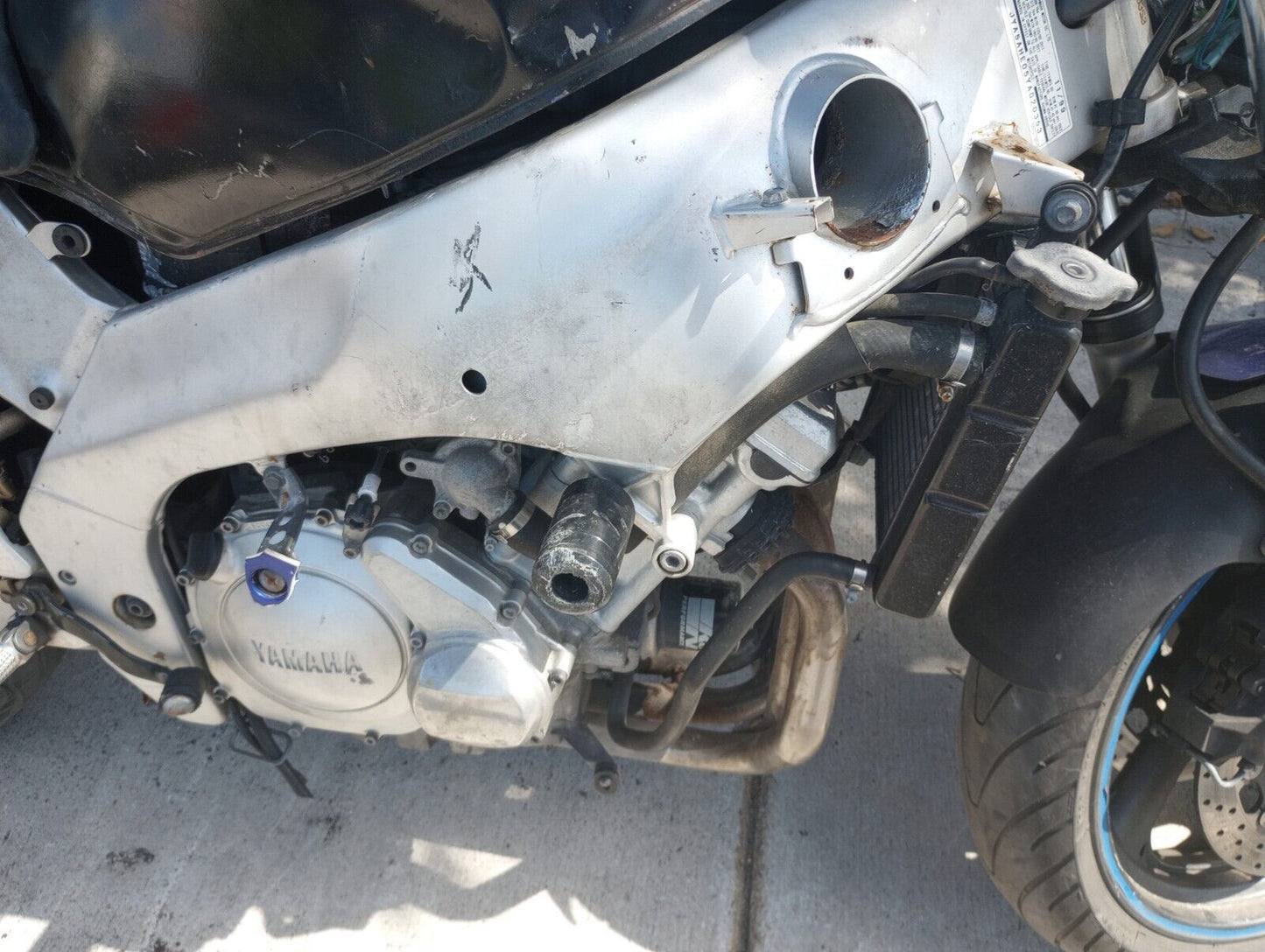 97 - 07 Yamaha YZF600 YZF 600 engine motor 27,166 miles in running bike