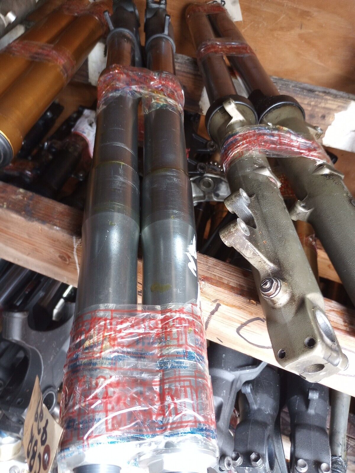 SOLD SOLD 2001 Honda Cbr929rr 929 CBR 929 RR Forks, Front End wheel rotors brakes fender