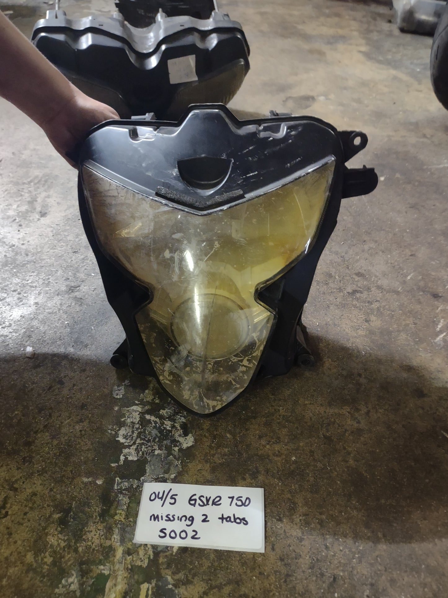 04 05 Suzuki GSXR 750 Headlight Head Light Lamp GSXR750