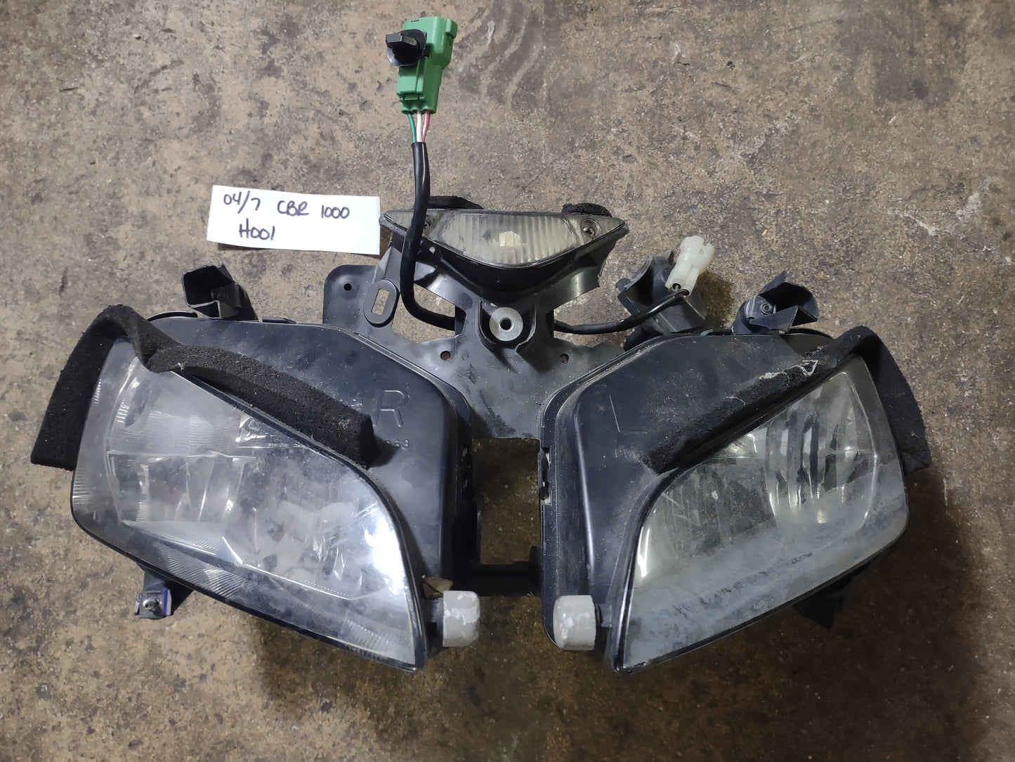 04 05 06 07 Honda CBR 1000 CBR1000 Headlight Head Light Lamp OEM