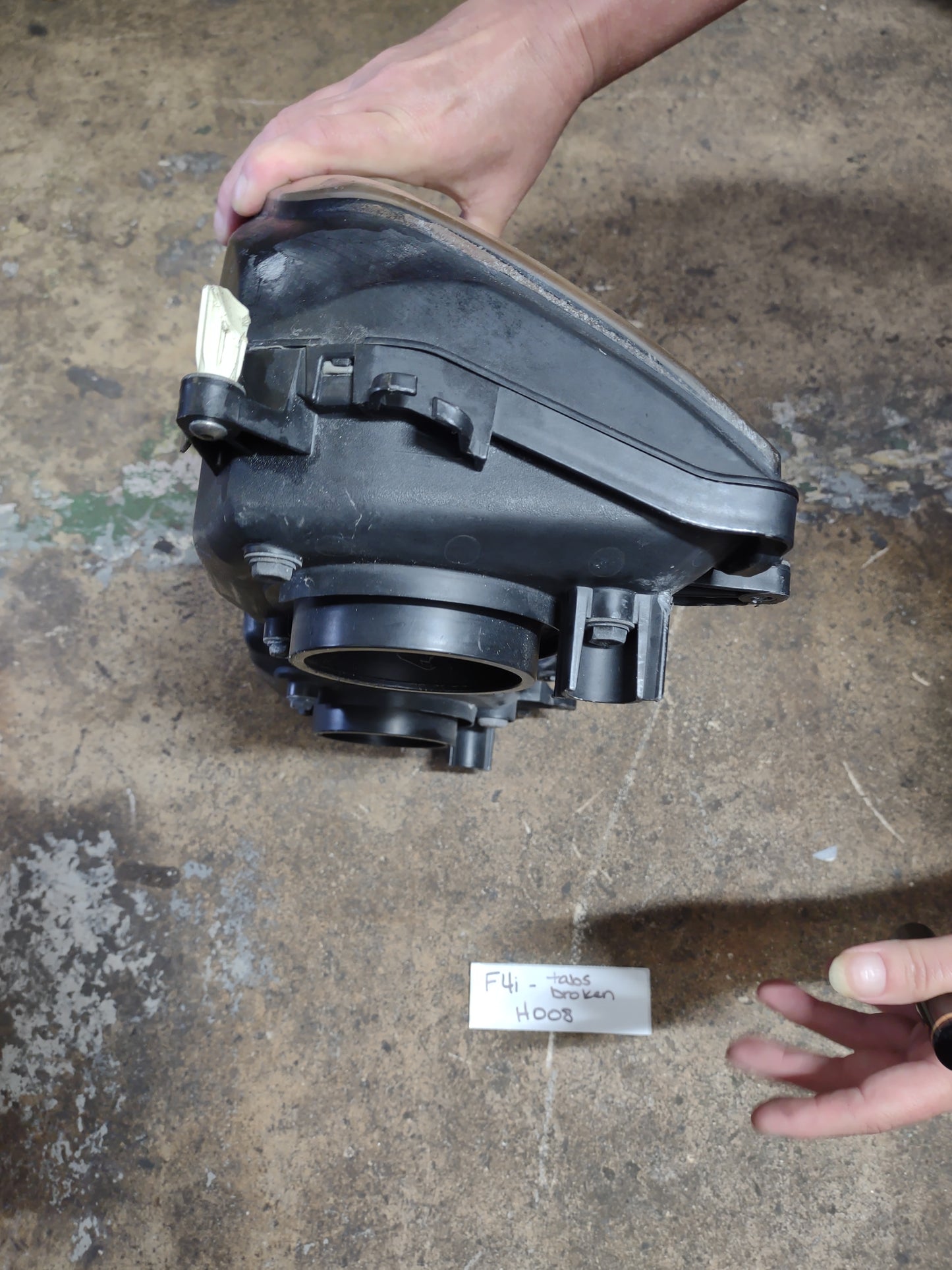 Honda CBR 600 F4I Headlight CBR600 Head Light Lamp OEM - Damaged