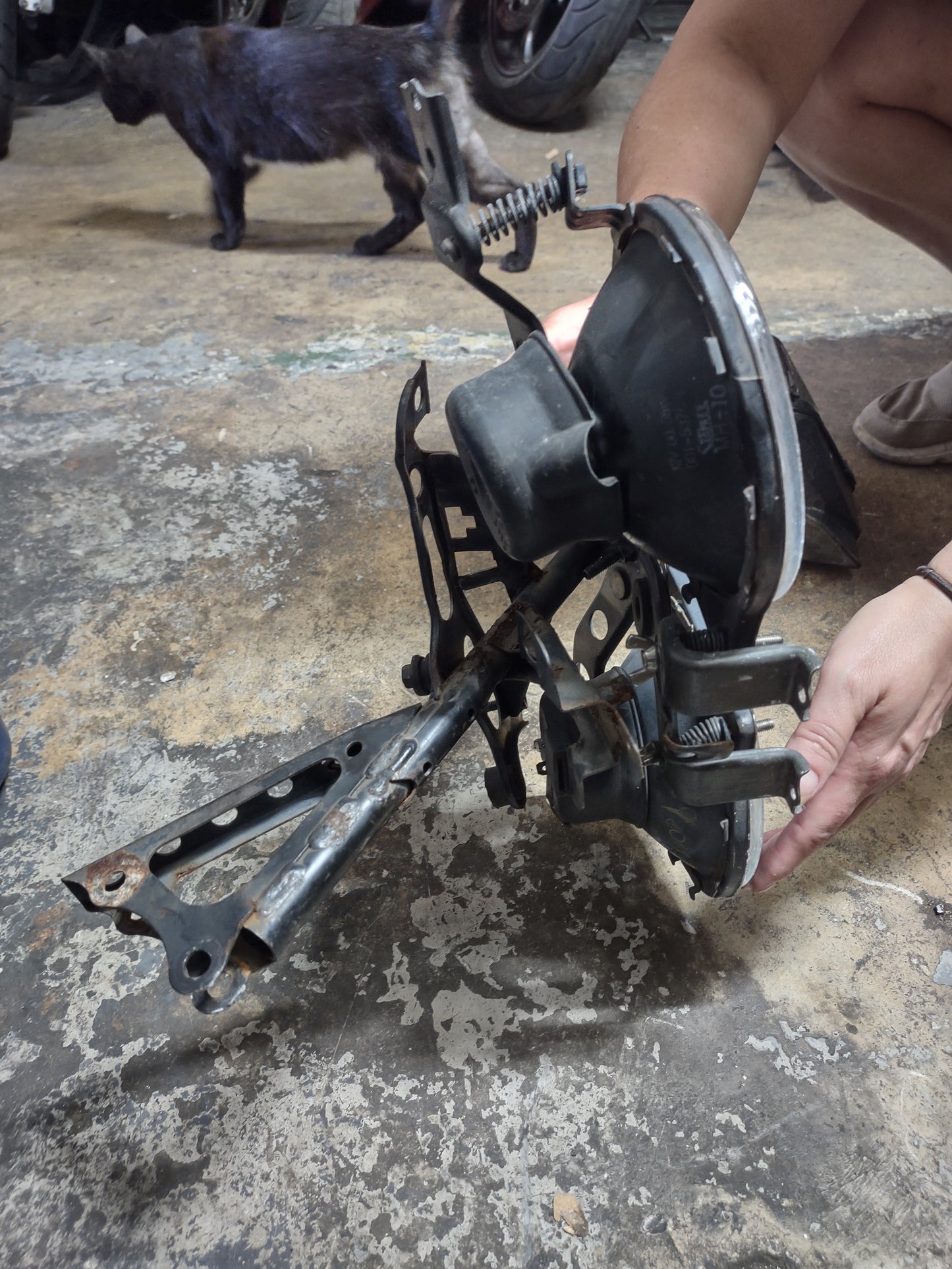 93 Honda CBR 900 RR Upper Front Headlight Bracket CBR900RR 900RR